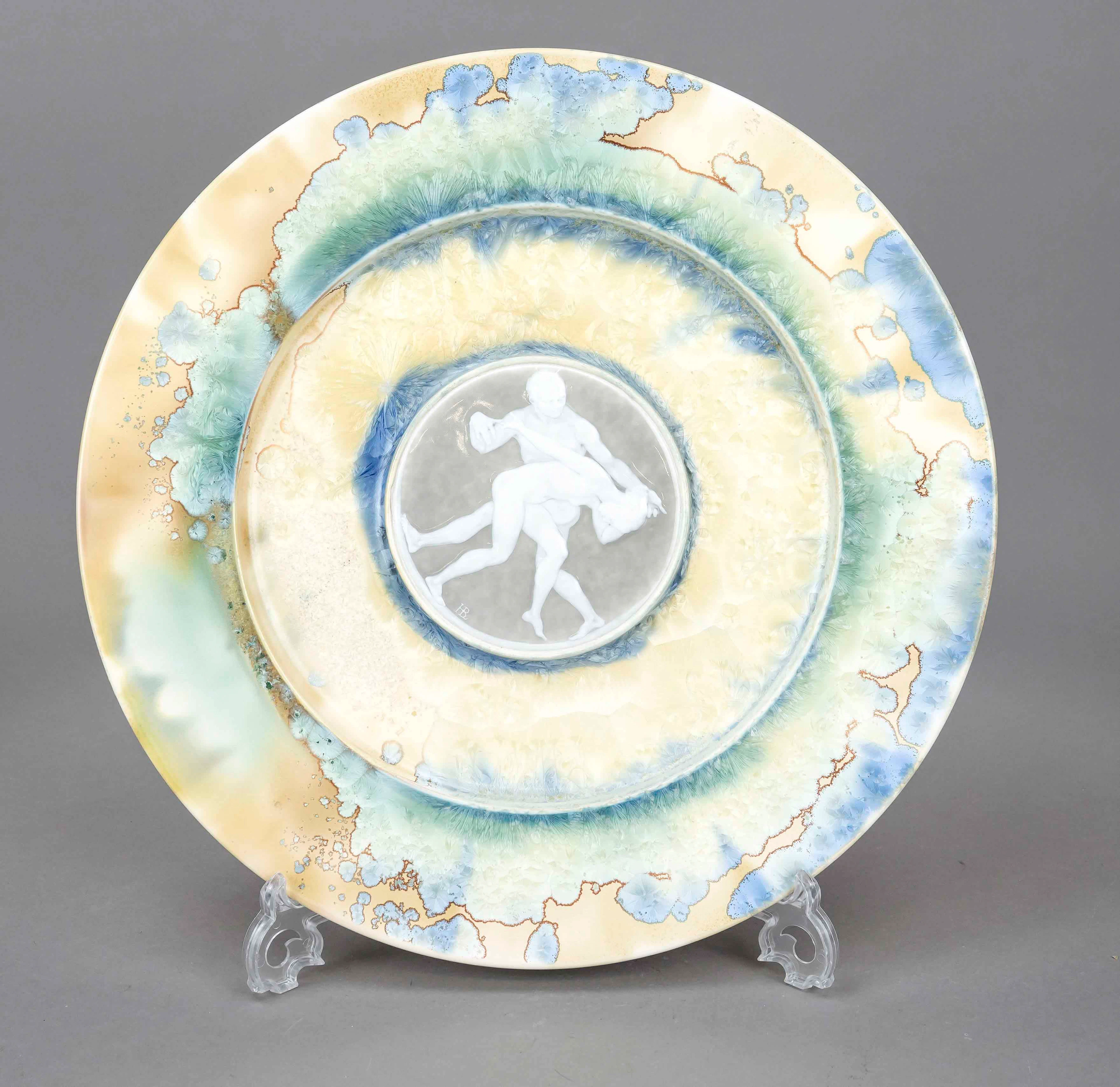 Großer Jugendstil Teller, Sevres