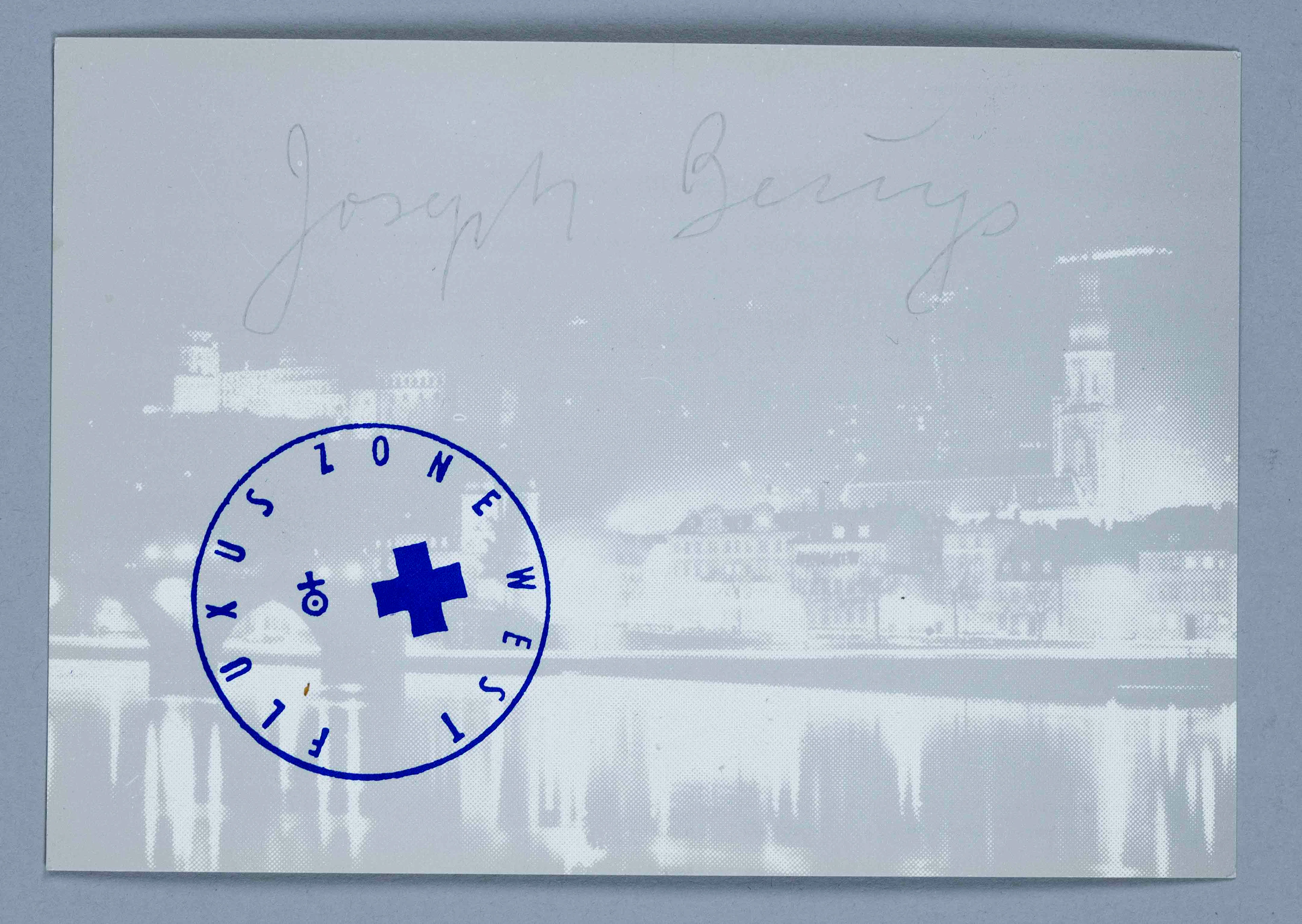 Joseph Beuys (1921-1986), handsignie