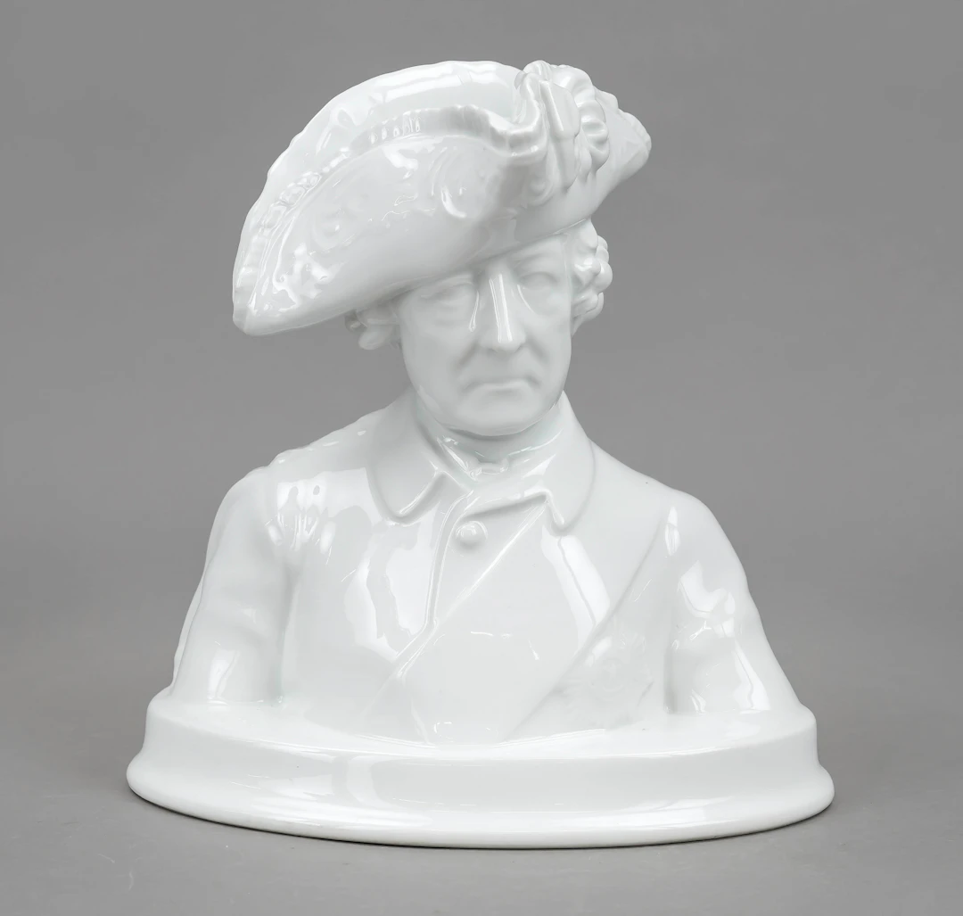 Porzellanbüste 'Alter Fritz', Car