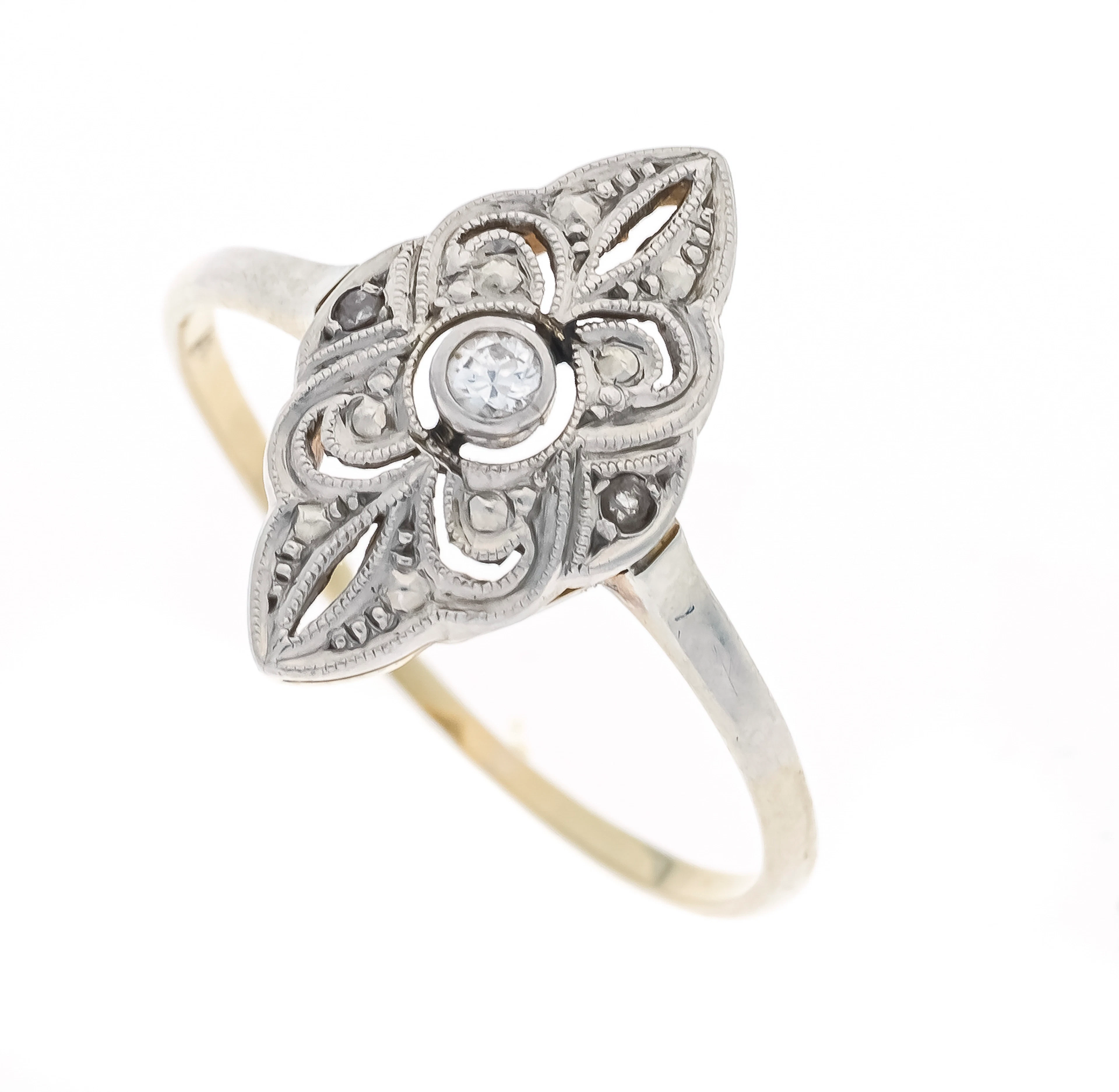 Art Déco Schiffchen-Ring WG 585/0