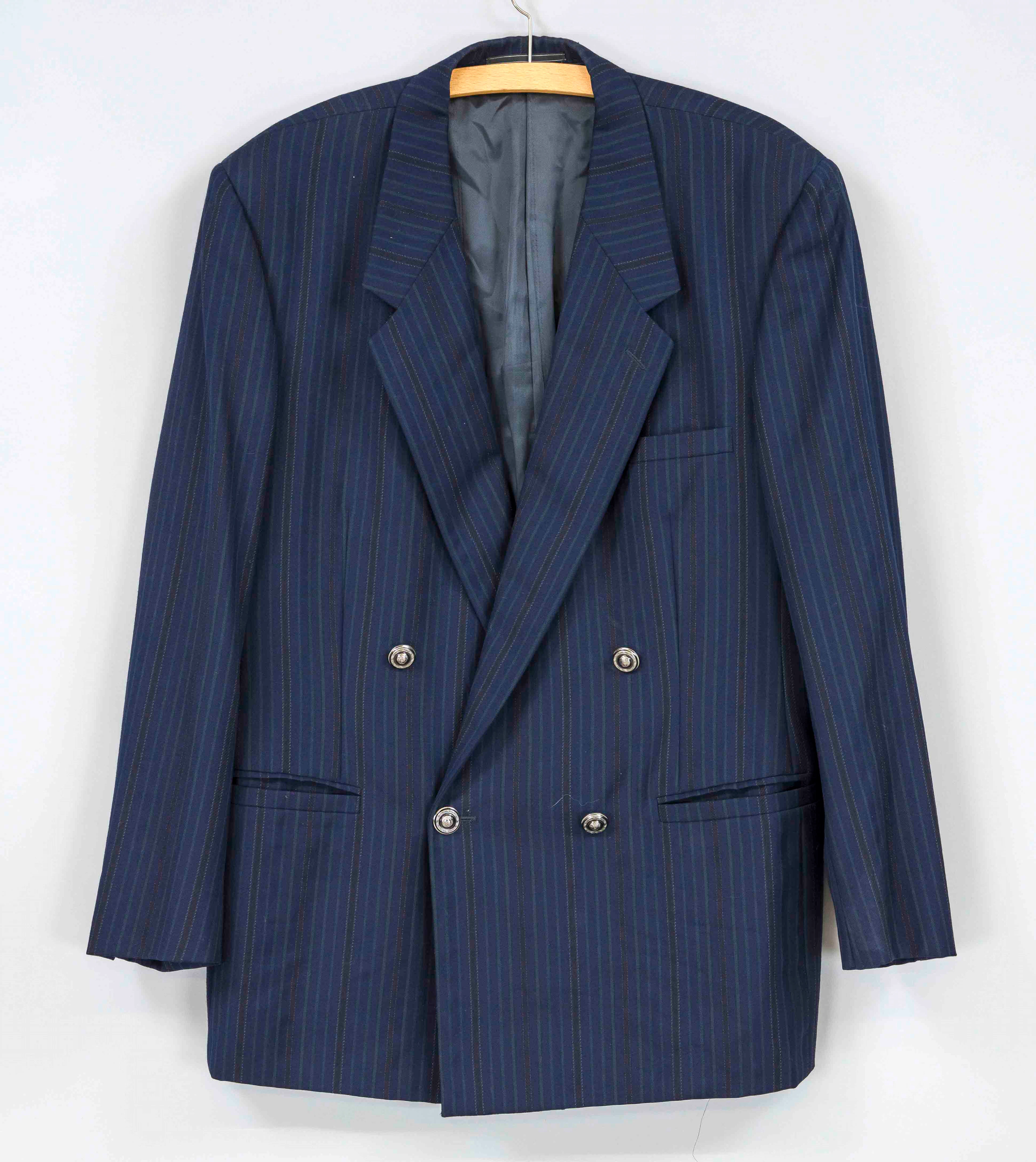 Versace, Vintage Blazer in Dunkel