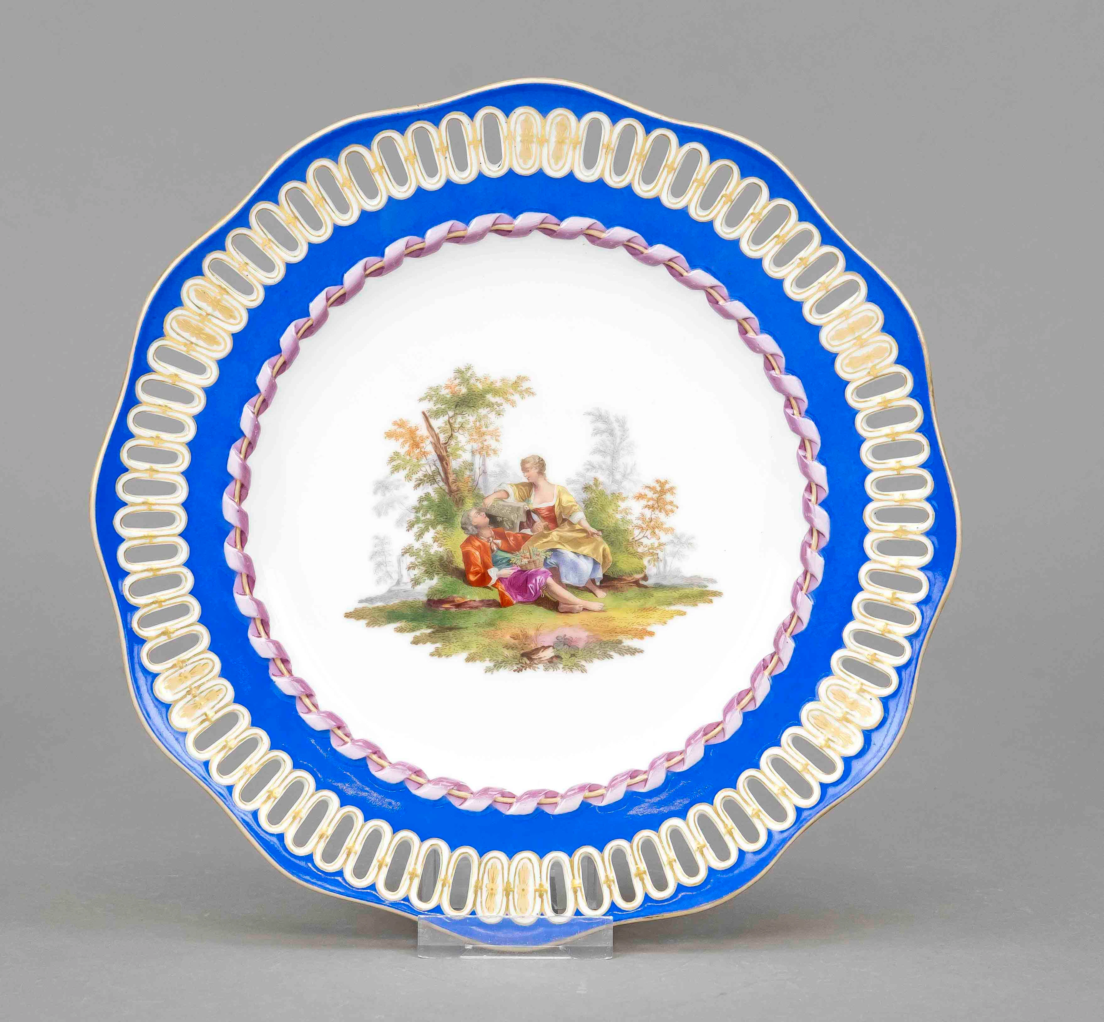 Bildteller, KPM Berlin, um 1800, 1.