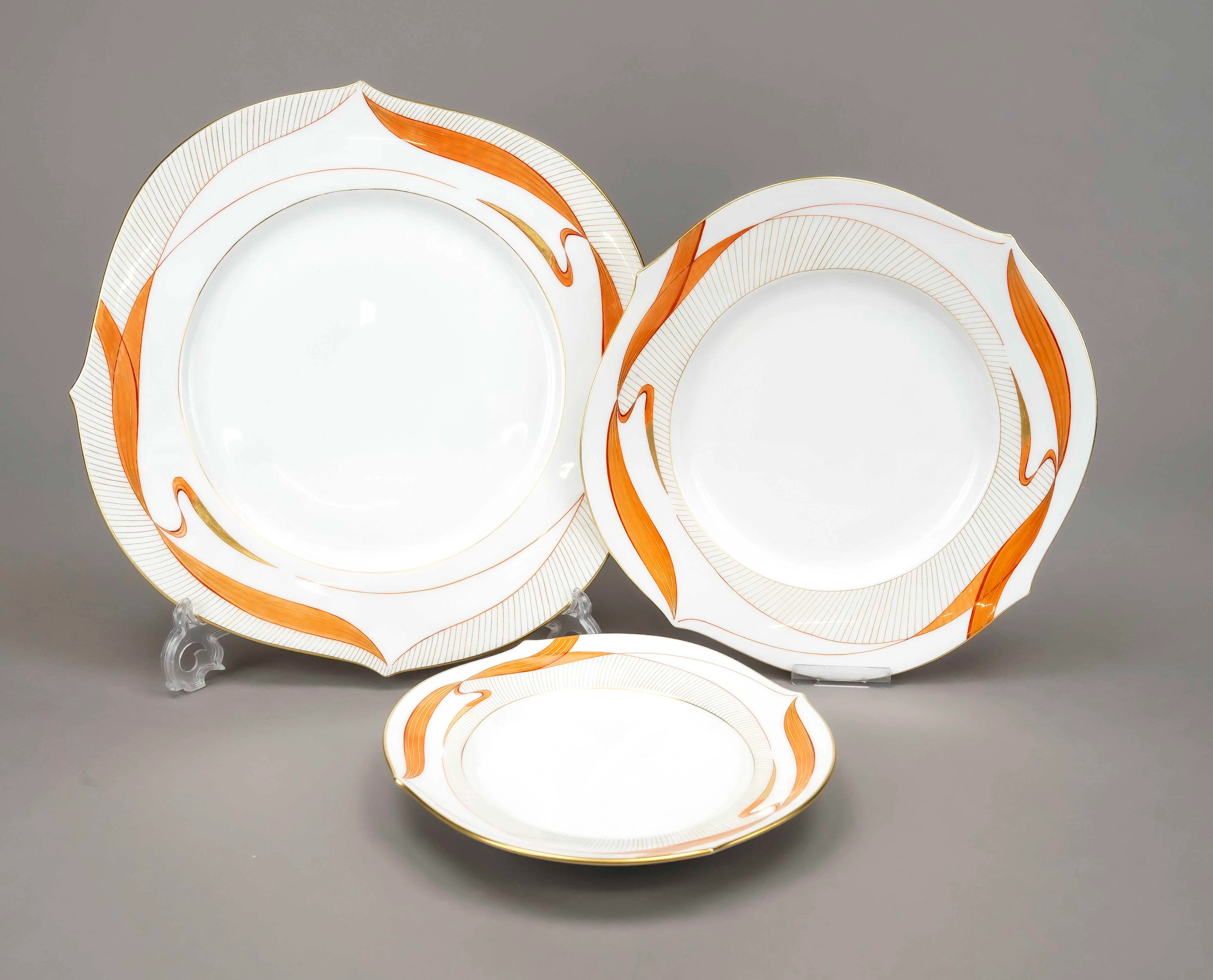 3 Teller, Meissen, um 2000, 2. W.