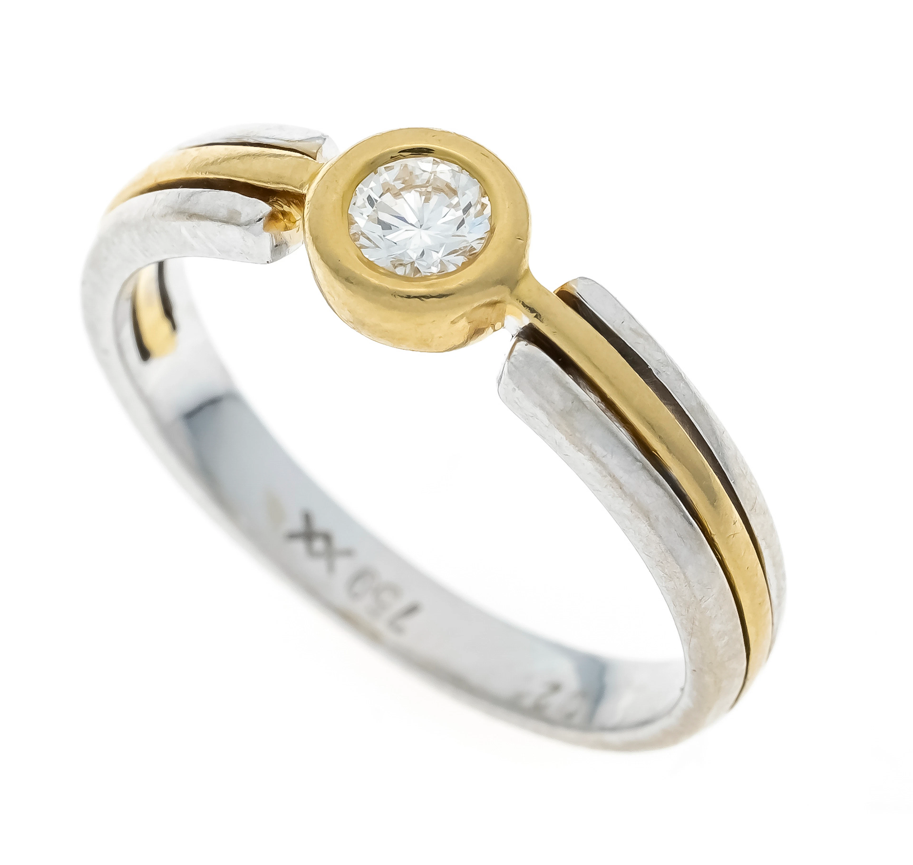 Brillant-Ring WG/GG 750/000 mit e