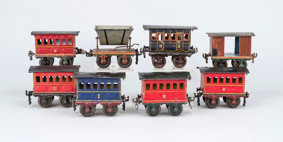 8 Waggons Märklin Modelleisenbahn