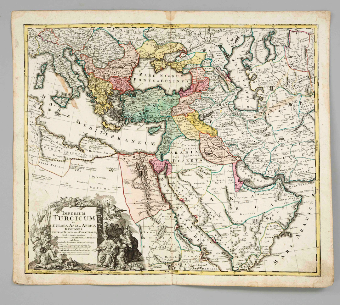 Historische Karte des südlichen E