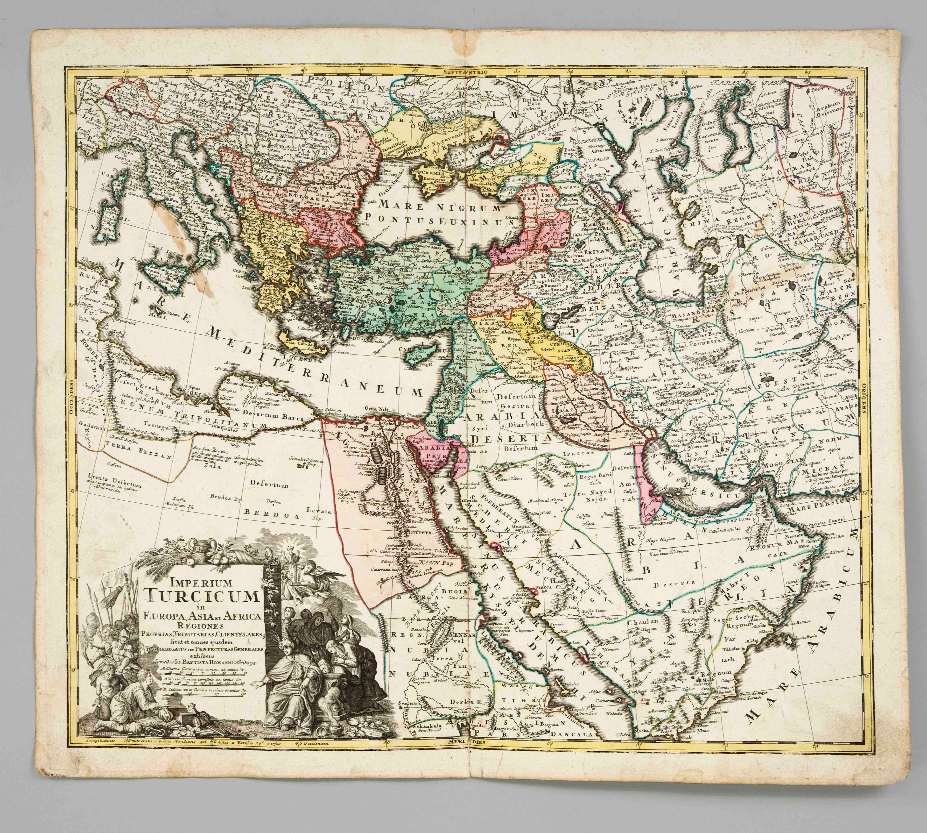 Historische Karte des südlichen E