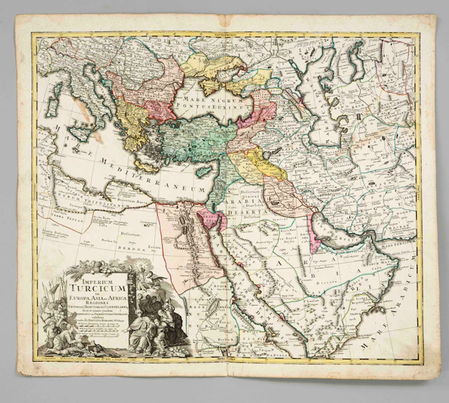 Historische Karte des südlichen E