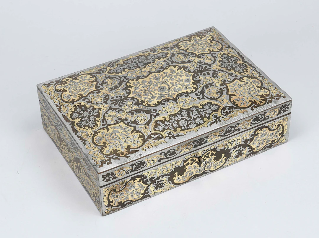 Schmuck-Schatulle mit Boulle-Mark
