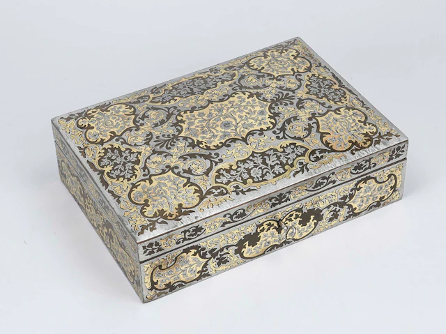 Schmuck-Schatulle mit Boulle-Mark