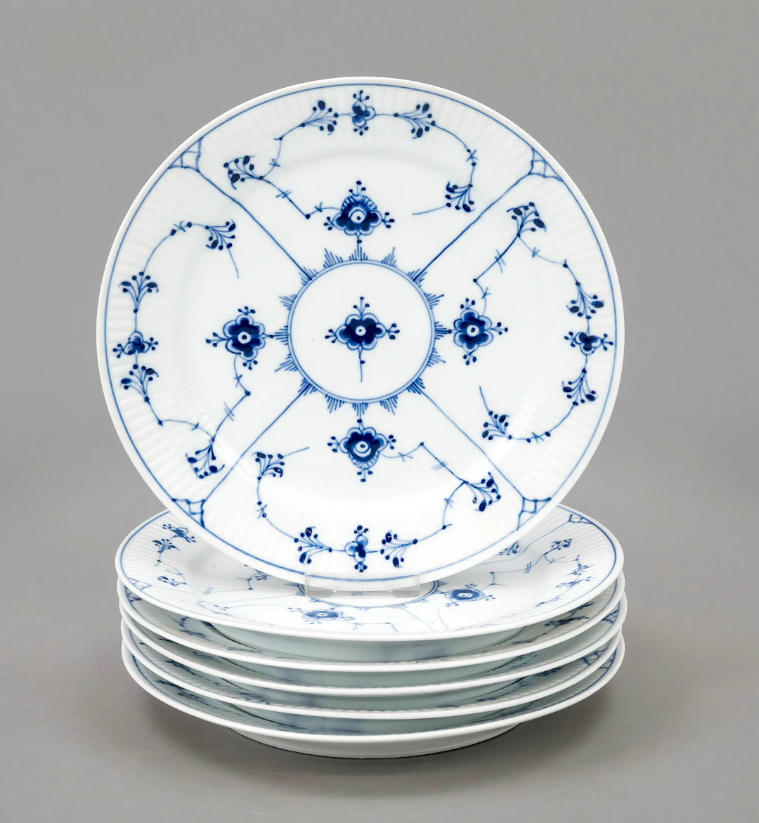 Sechs Speiseteller, Royal Copenha
