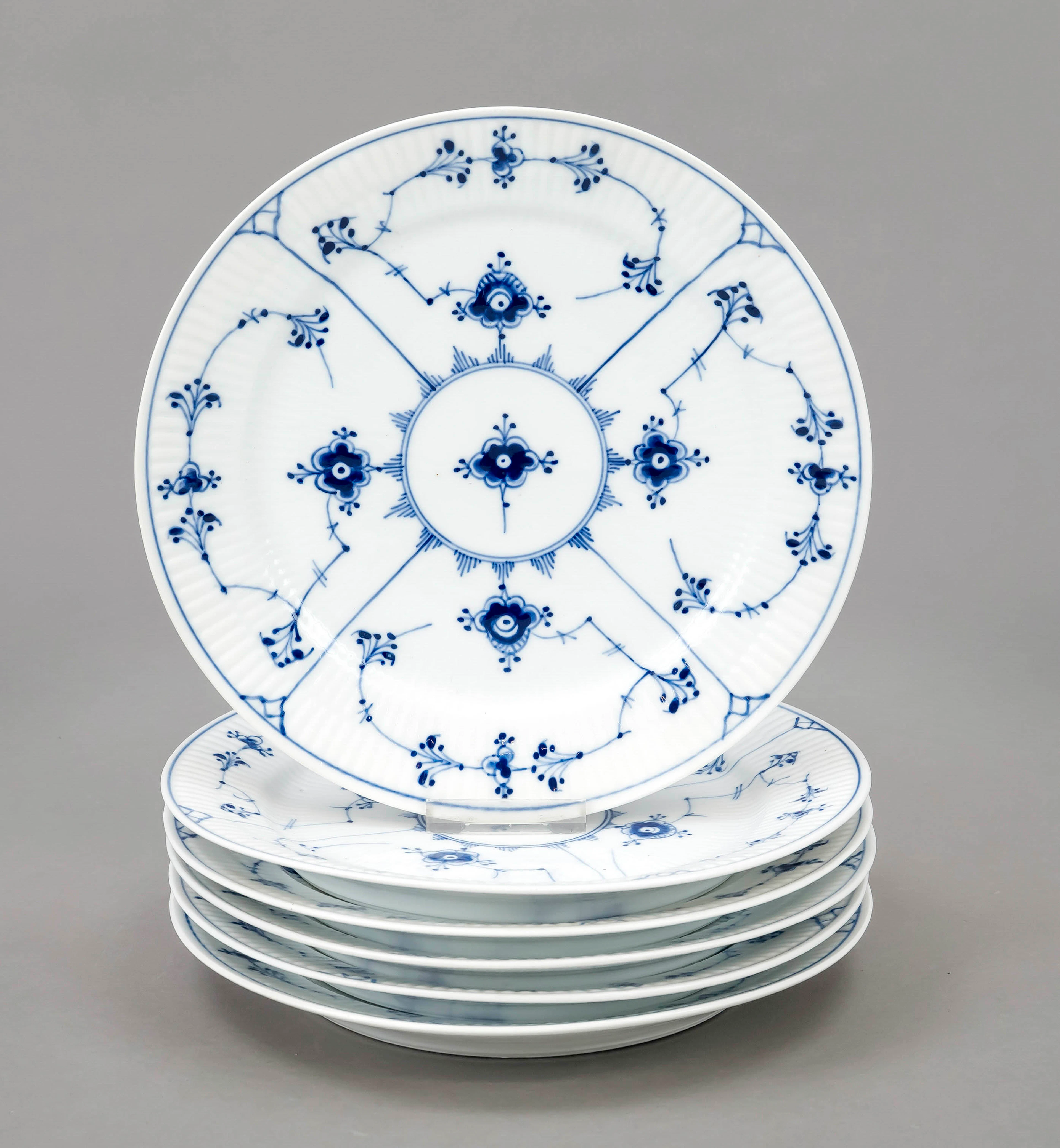 Sechs Speiseteller, Royal Copenha