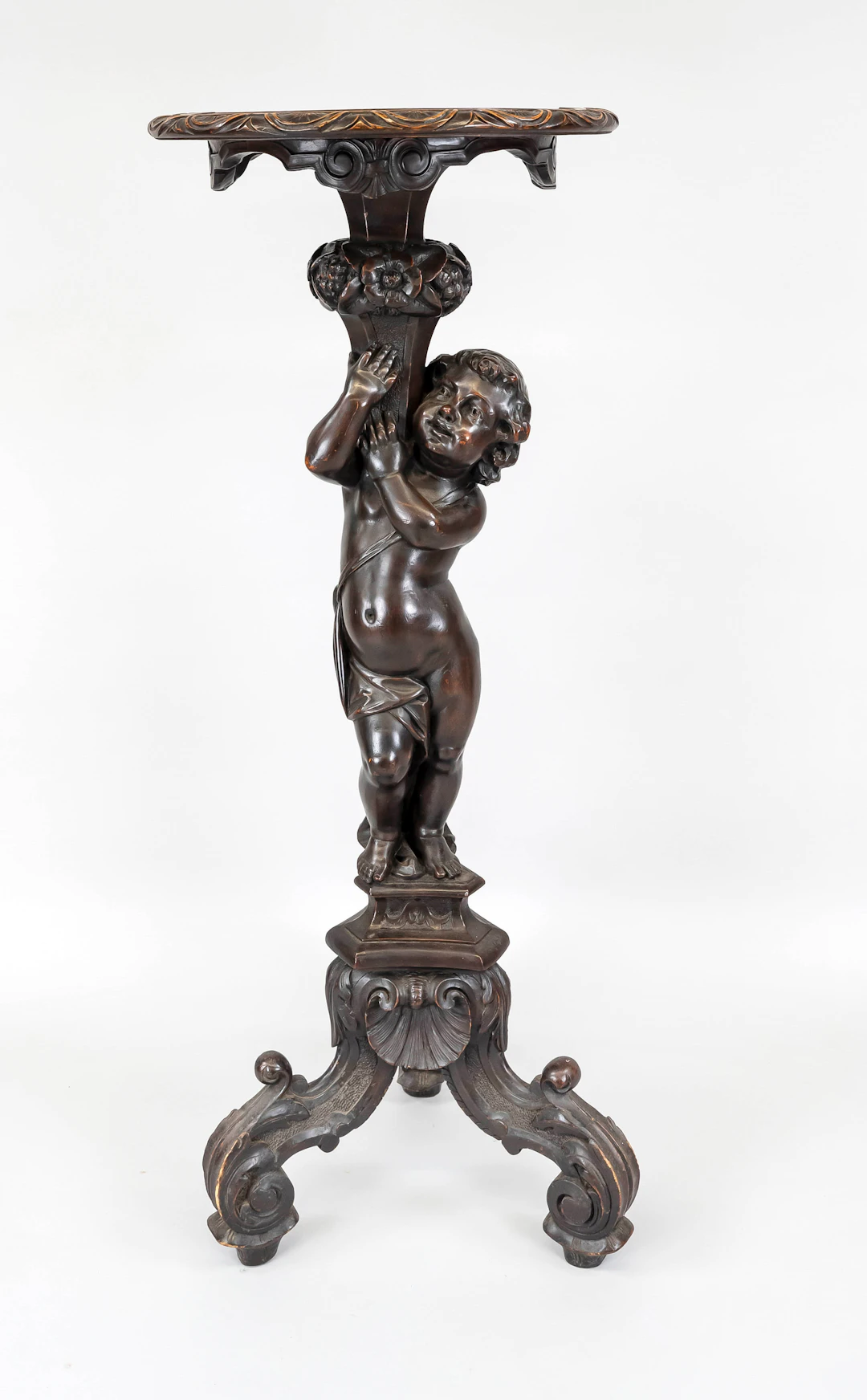 Große Blumensäule mit Putto, 19.