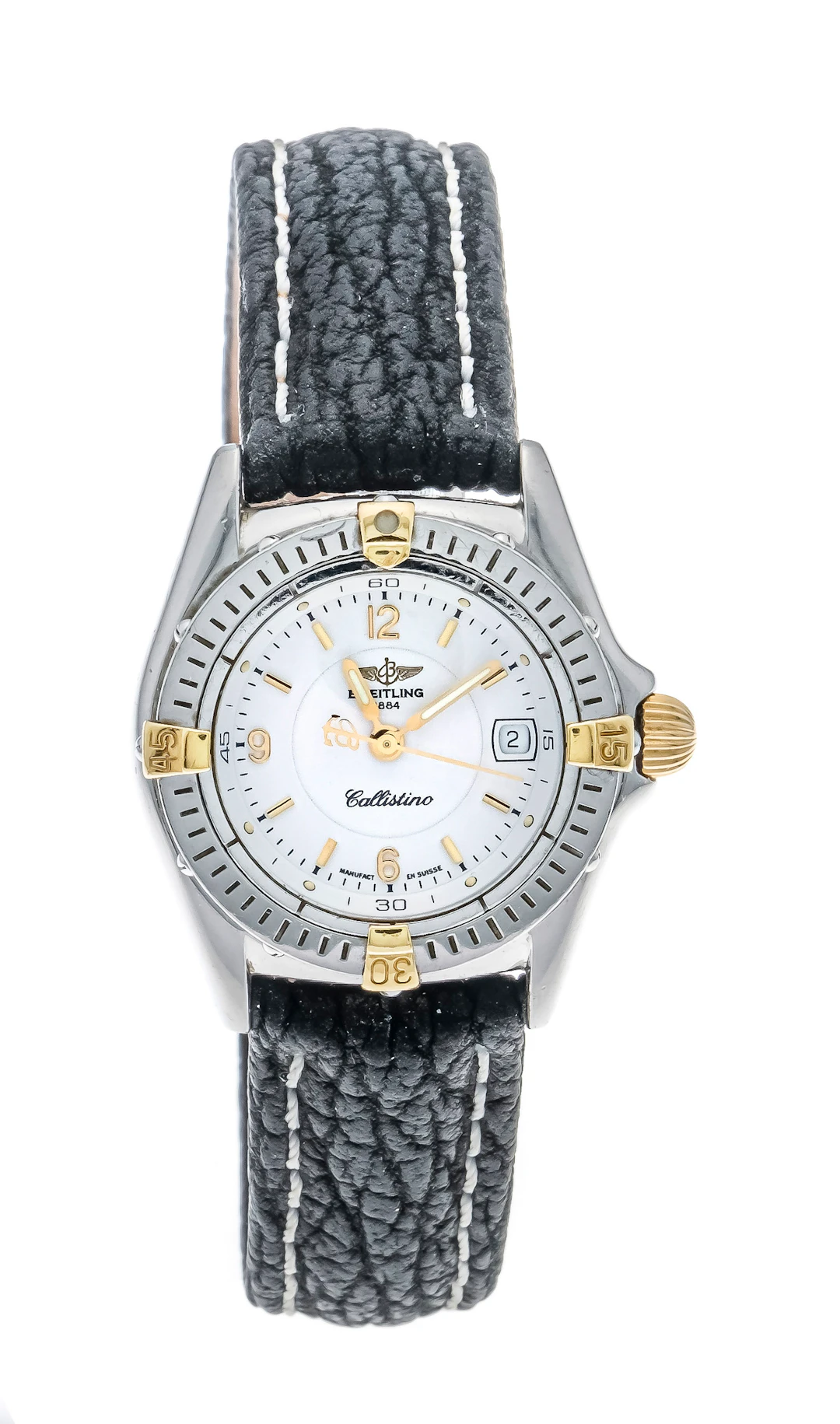 Breitling Damenquarzuhr, Stahl /