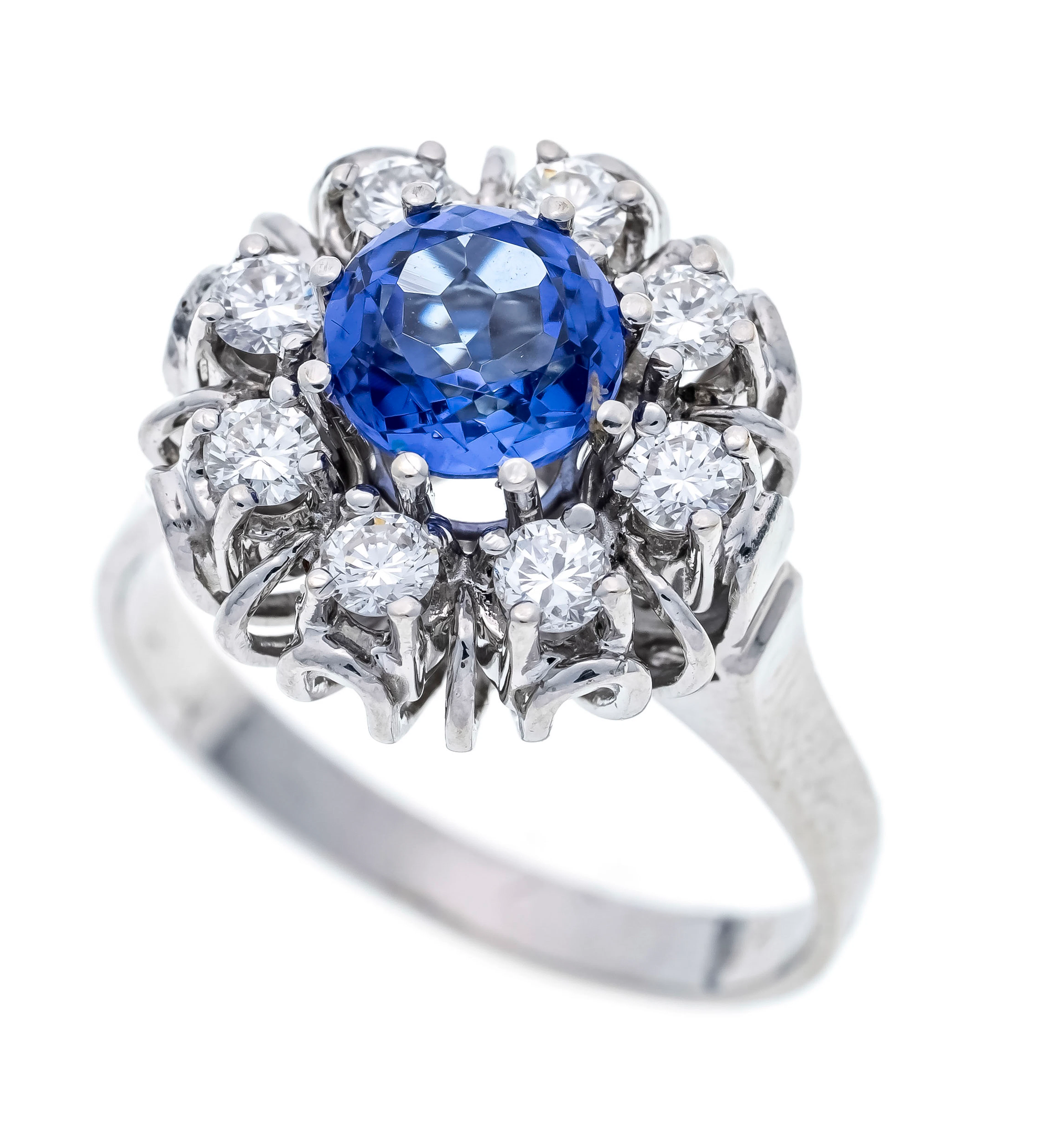 Tansanit-Brillant-Ring WG 585/000