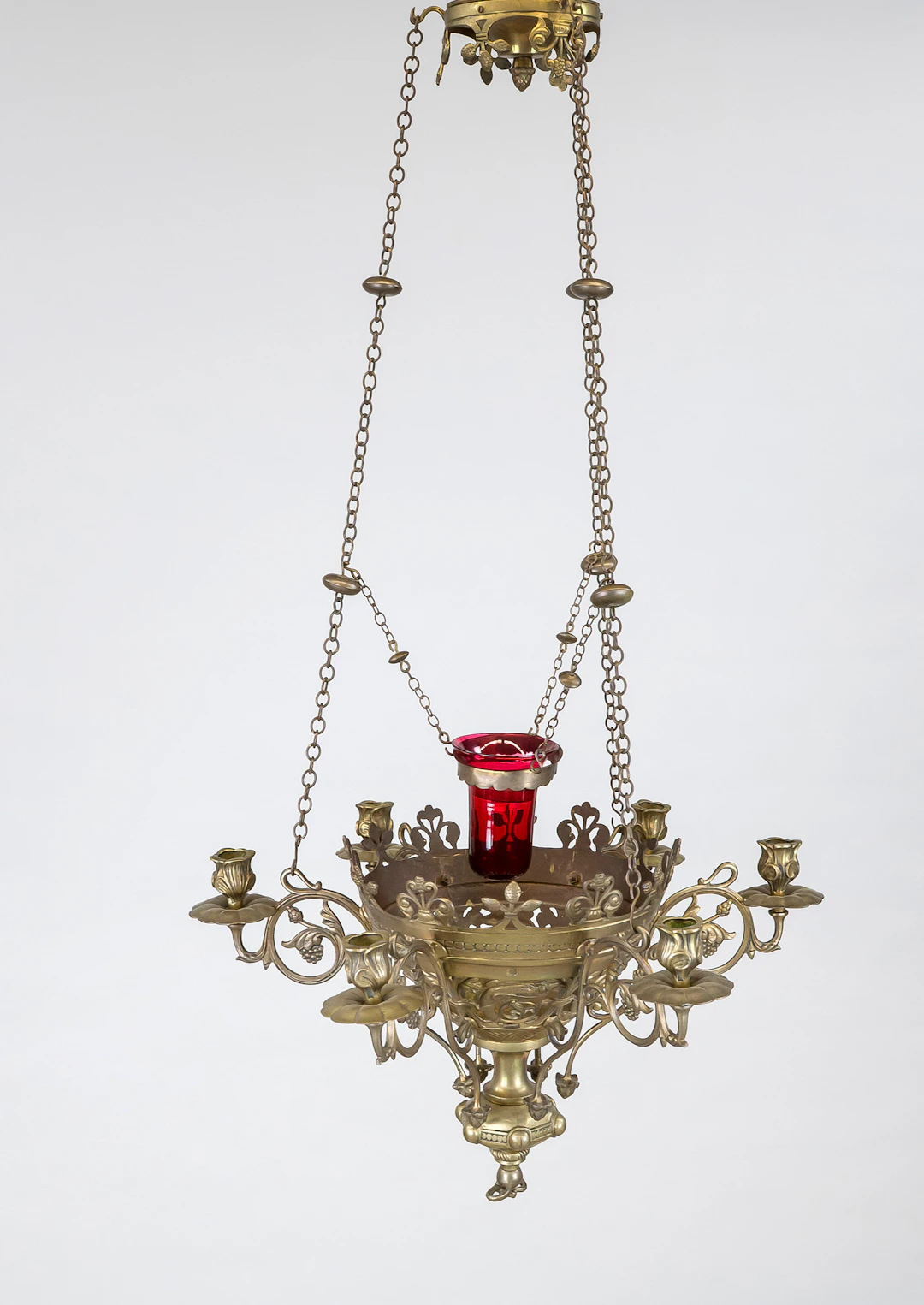 Gotteslampe, 19./20. Jh., Messing