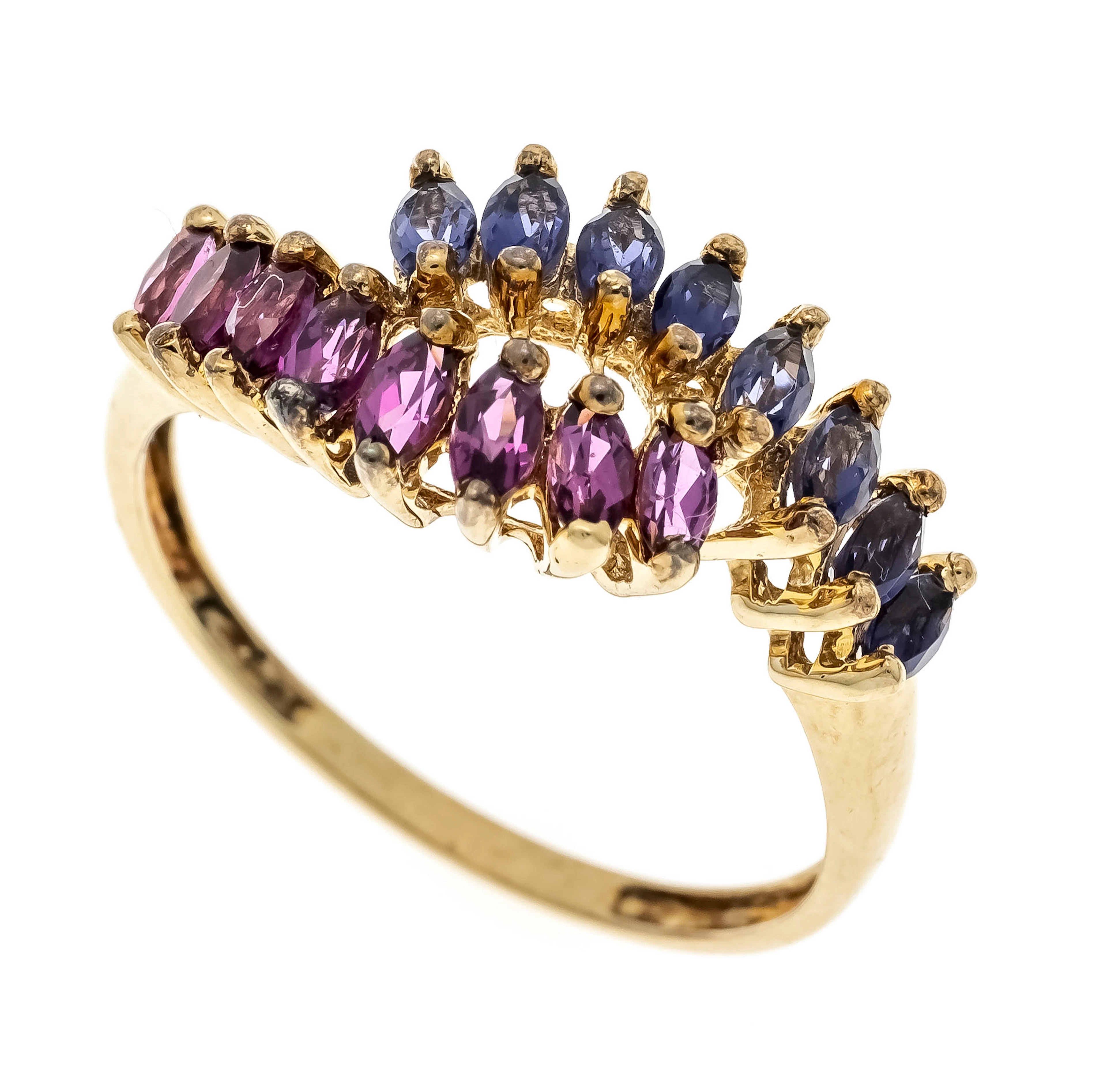 Multicolor-Ring GG 375/000 mit je