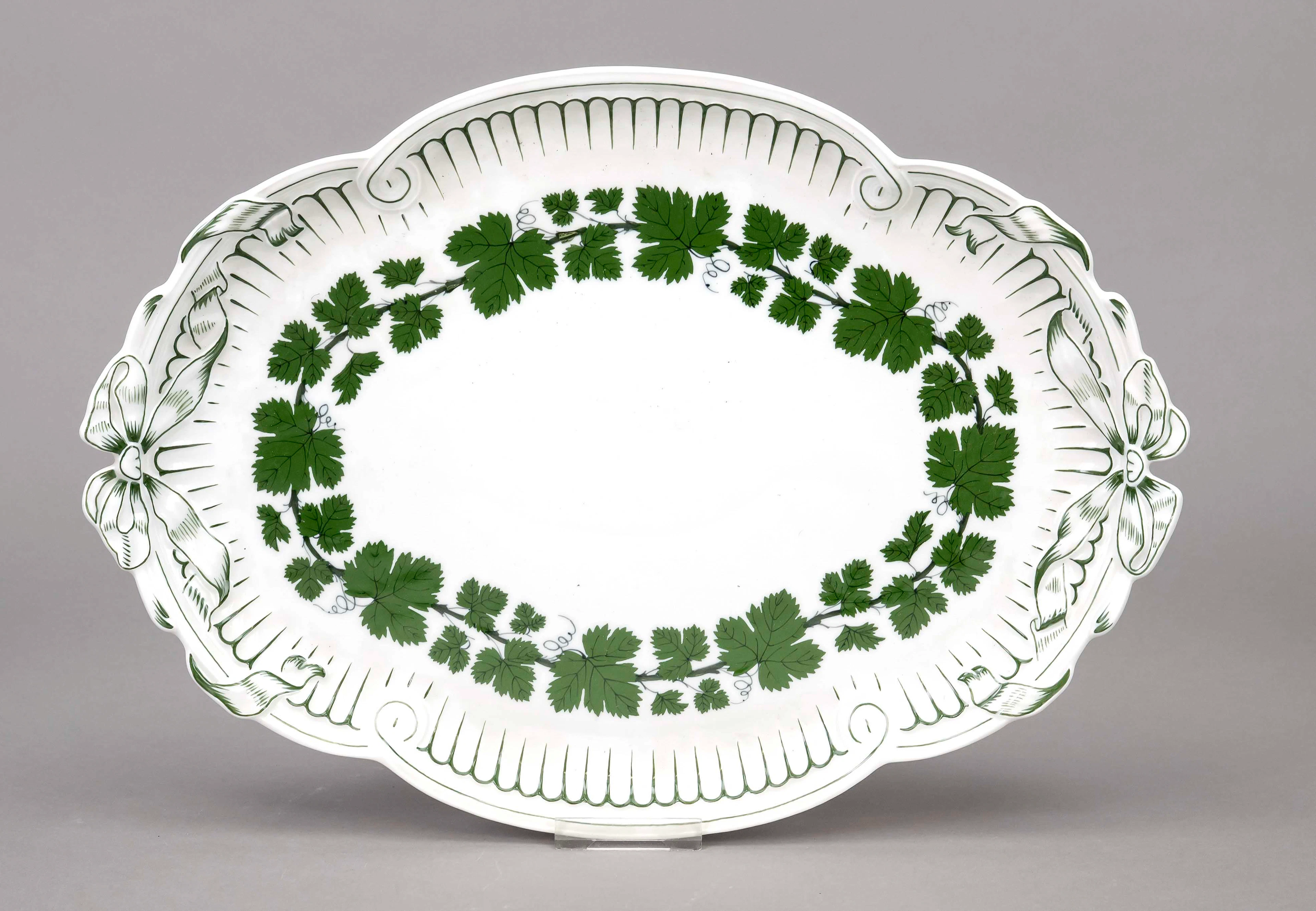 Ovales Tablett, Meissen, 1980, 1.