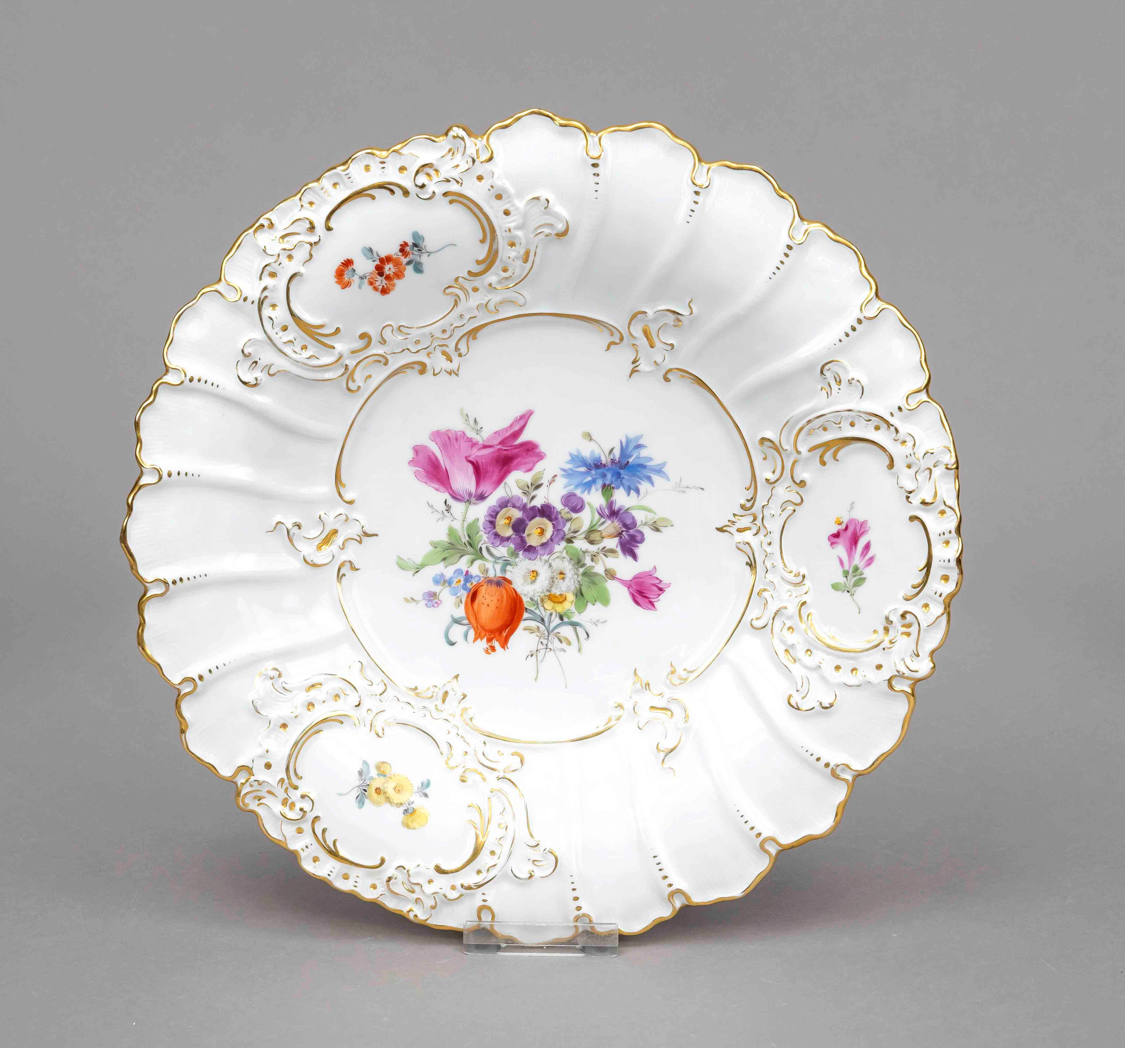 Prunkteller, Meissen, 2. H. 20. J