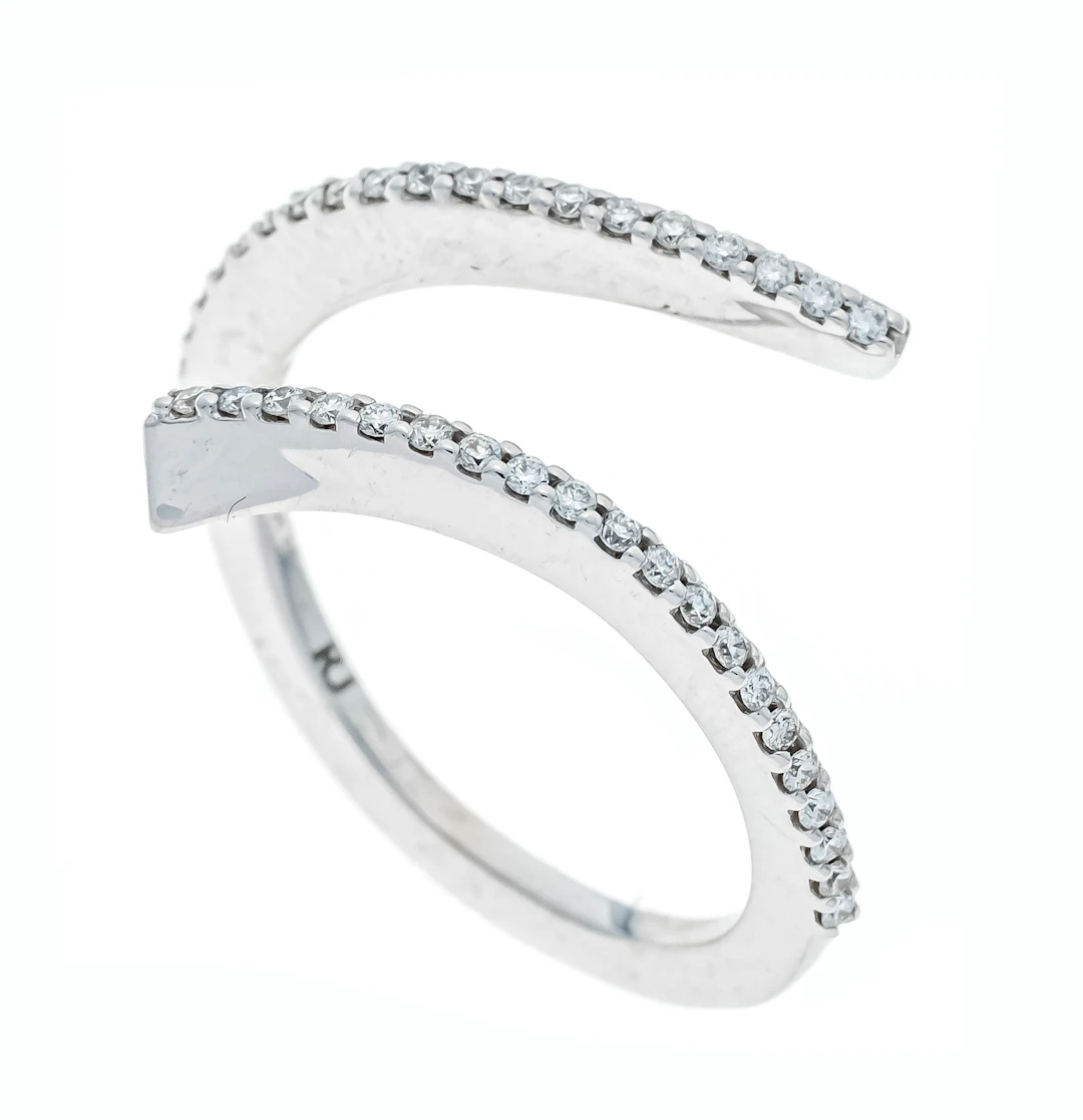 Brillant-Ring WG 585/000 mit 40 B