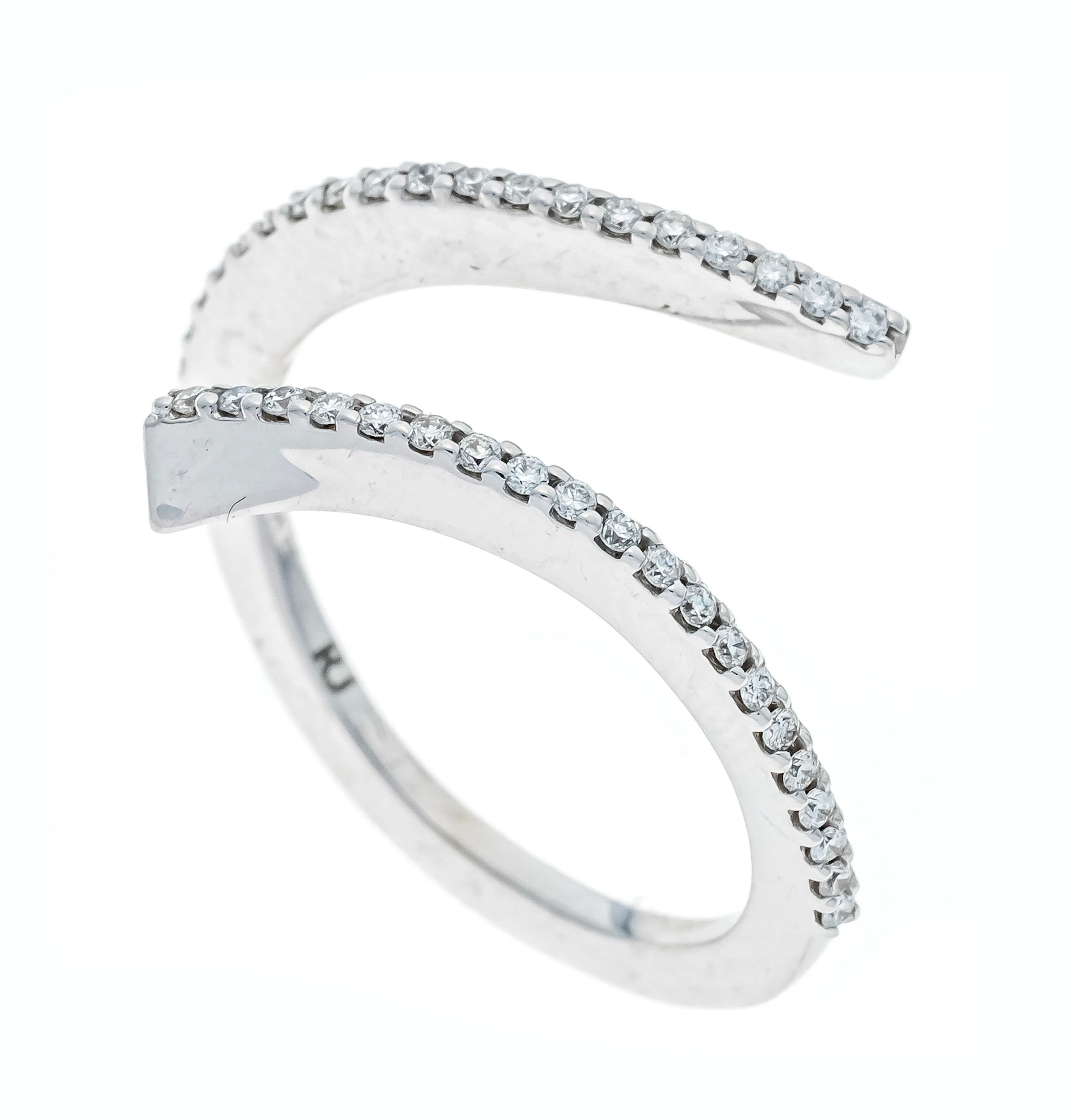 Brillant-Ring WG 585/000 mit 40 B