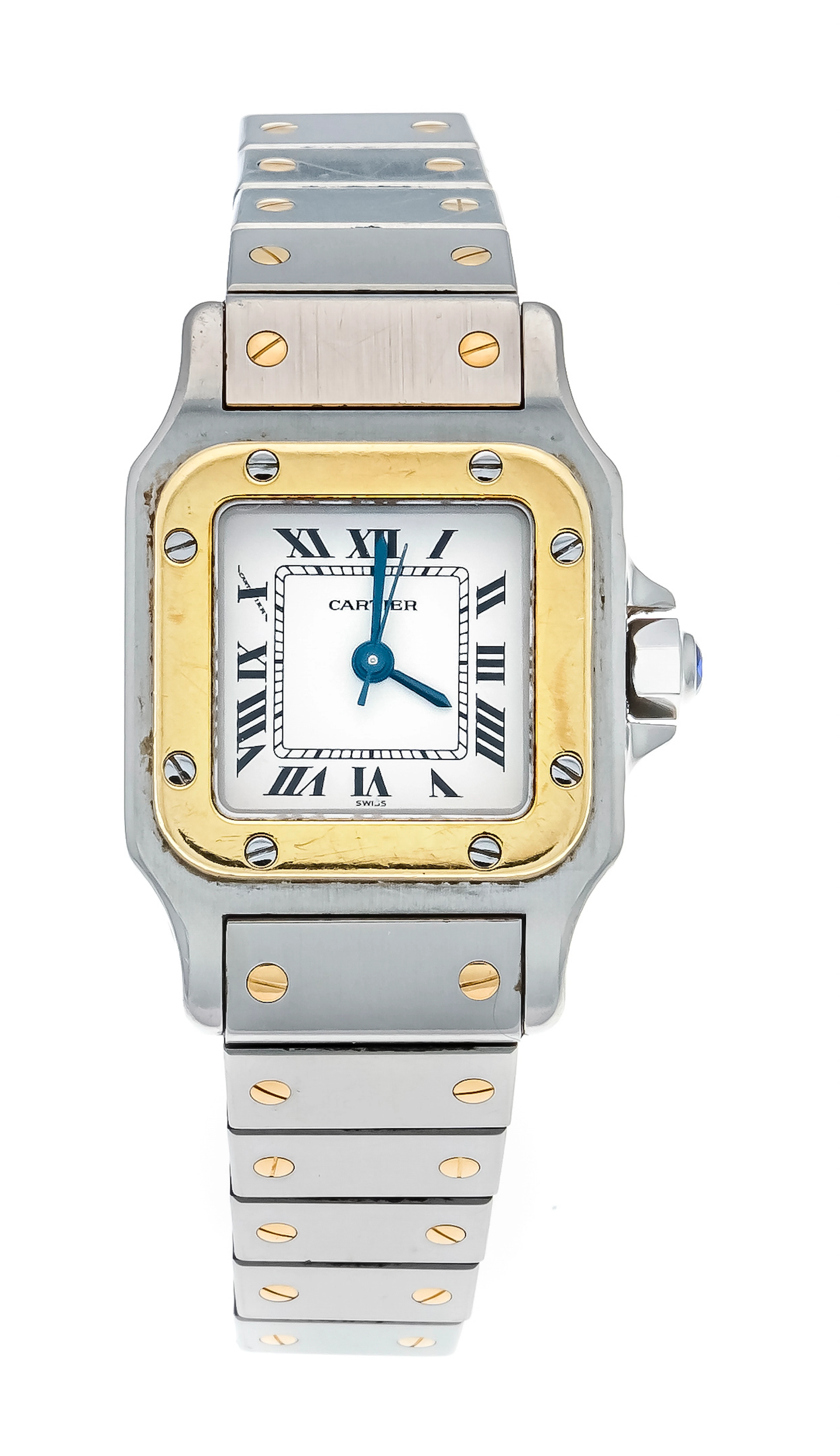 Cartier Santos Galbee`, Stahl Gol
