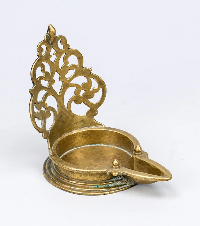 Tisch-Öllämpchen, w. 19. Jh. o. ä