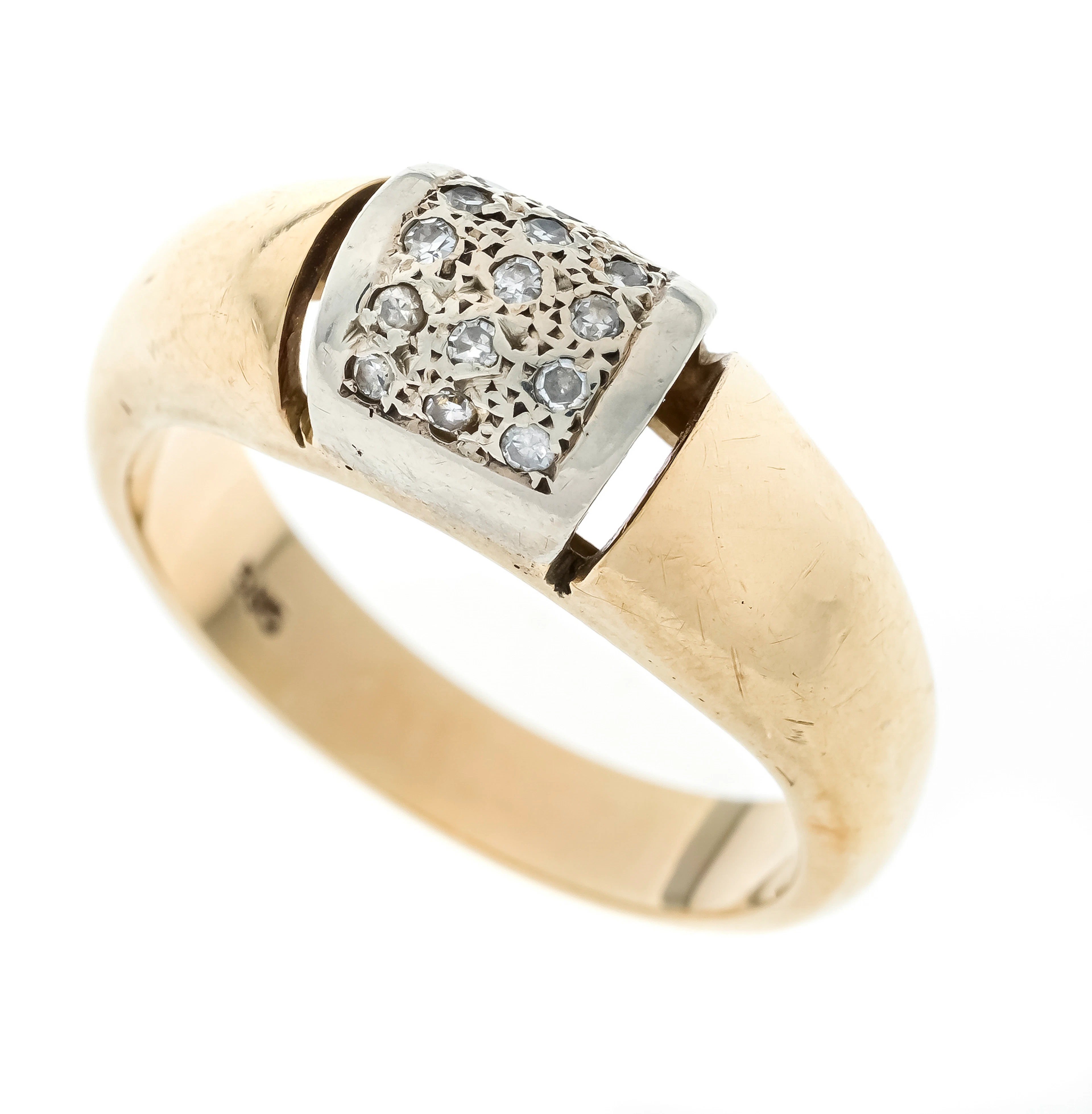 Diamant-Ring GG/WG 585/000 mit 15