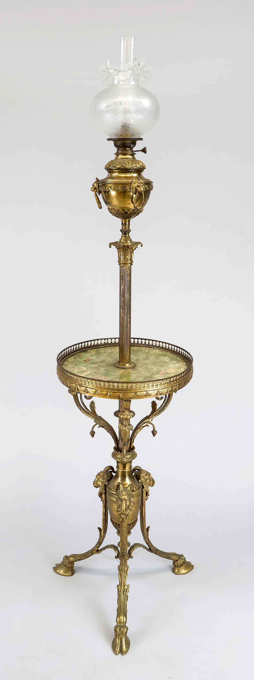 Standpetroleumlampe, Ende 19. Jh.