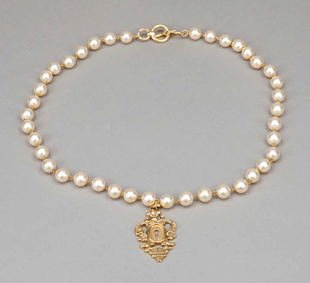 Rochas, große Vintage Kette aus K