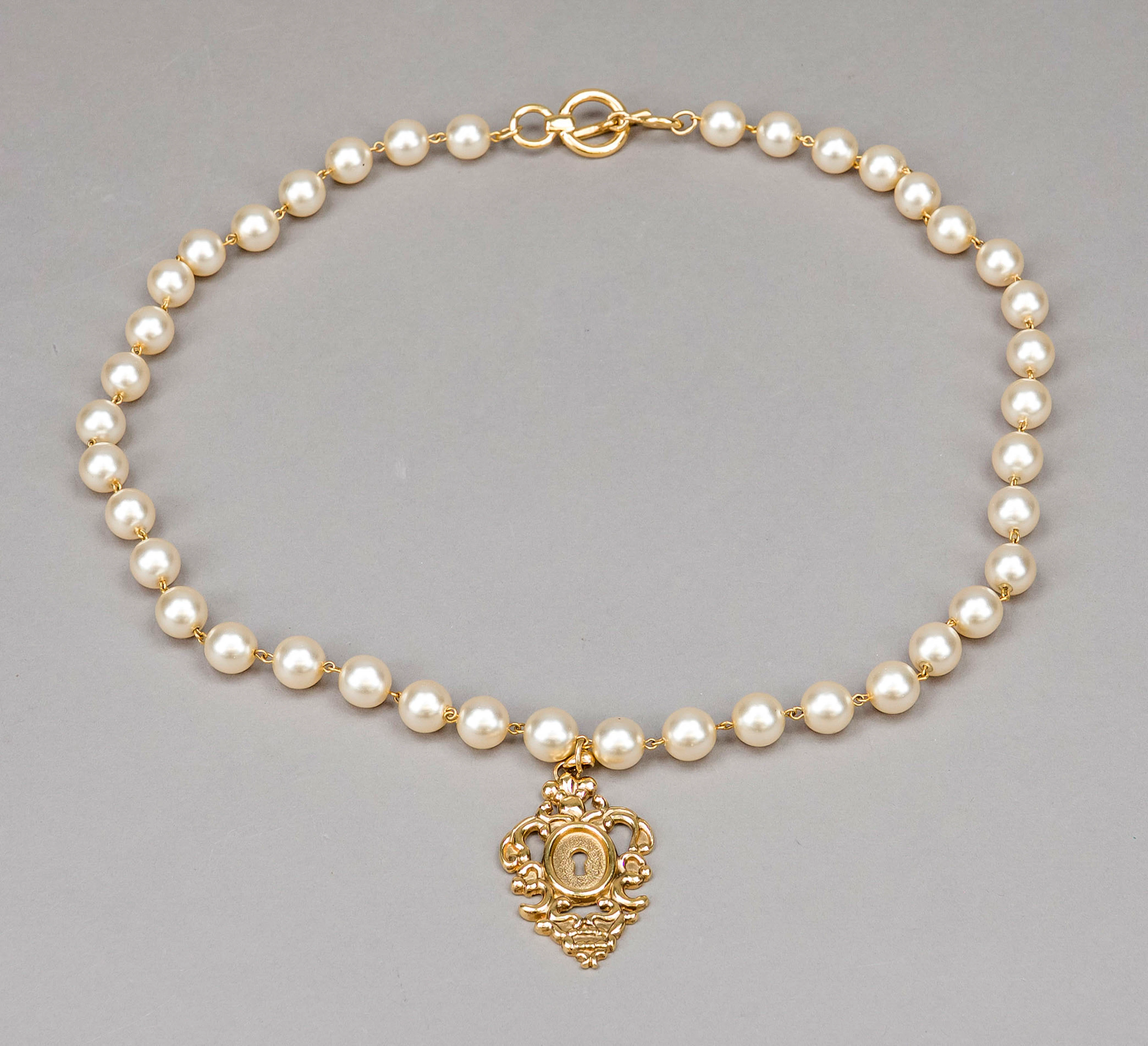 Rochas, große Vintage Kette aus K