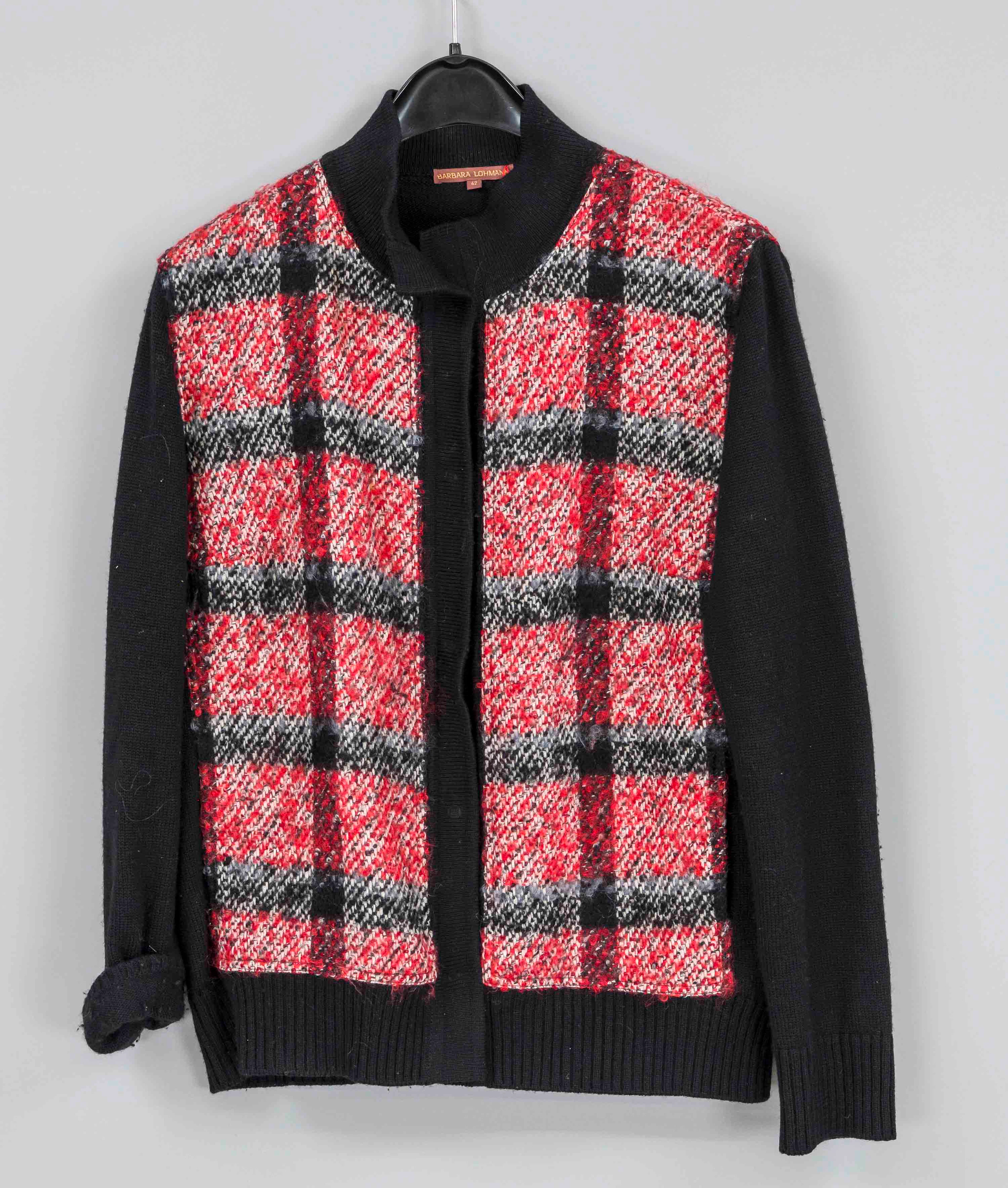 Barbara Lohmann, warme Strickjack