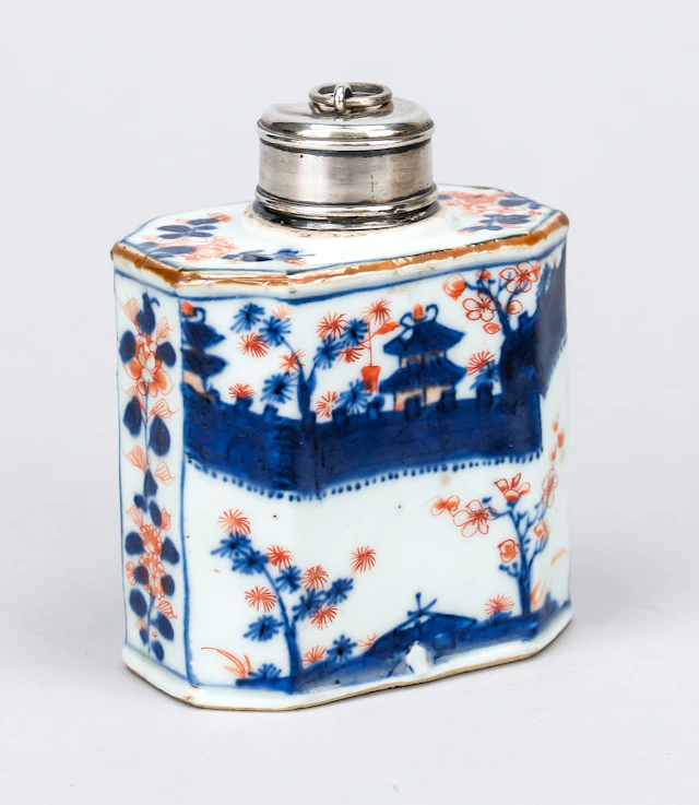 Imari Tea caddy, China, 18. Jh.