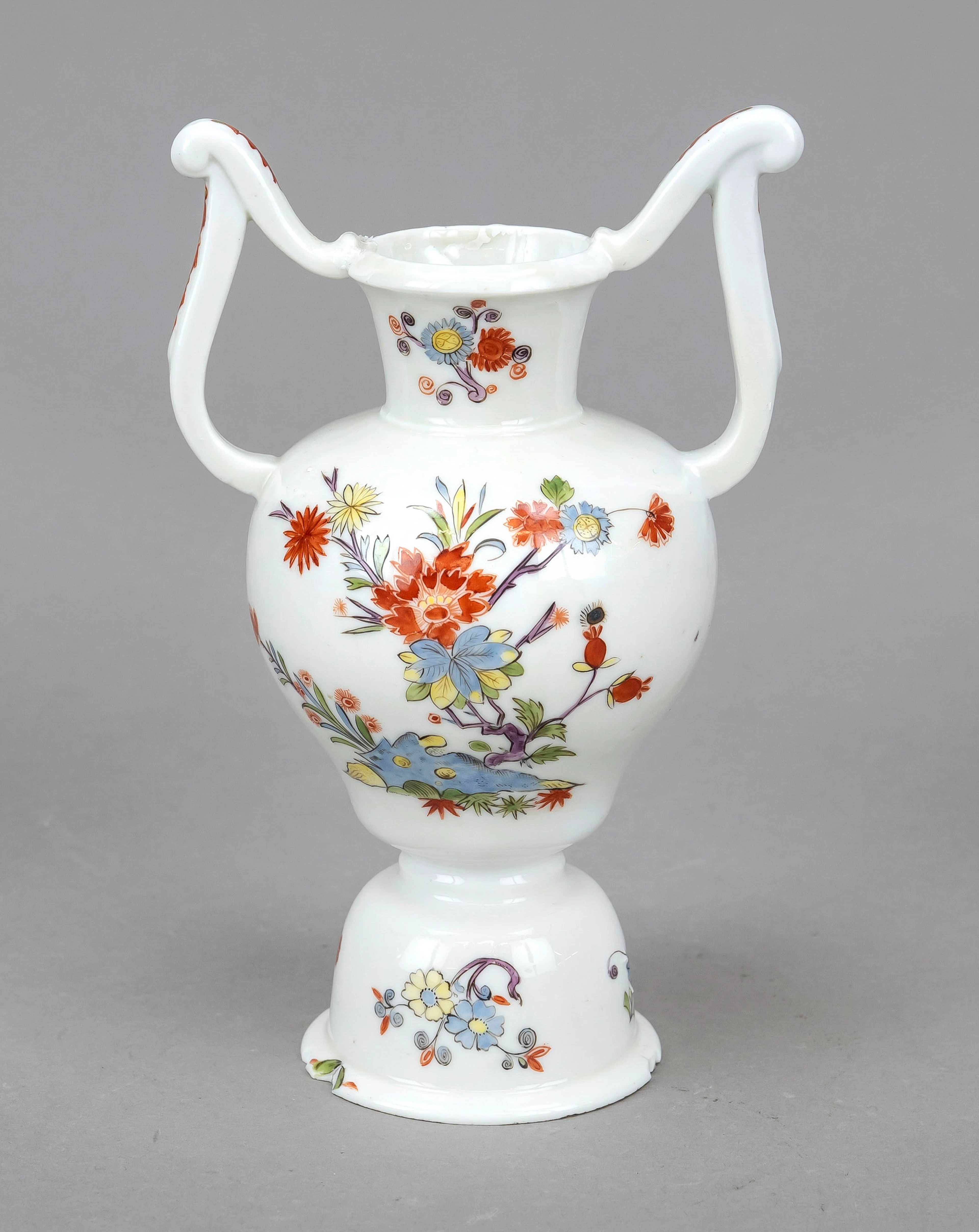 Seltene frühe Vase, Meissen, um 1