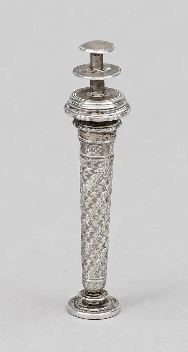 Petschaft, 19. Jh., Silber geprüf