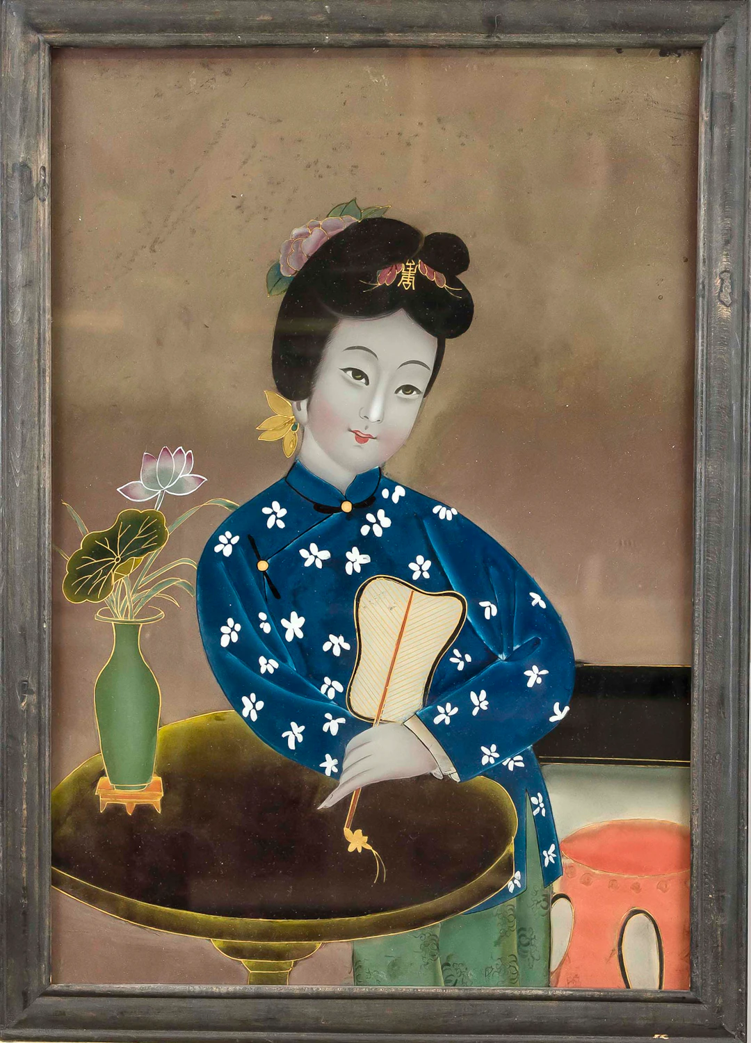 3 Bilder, China, 20. Jh., darunte