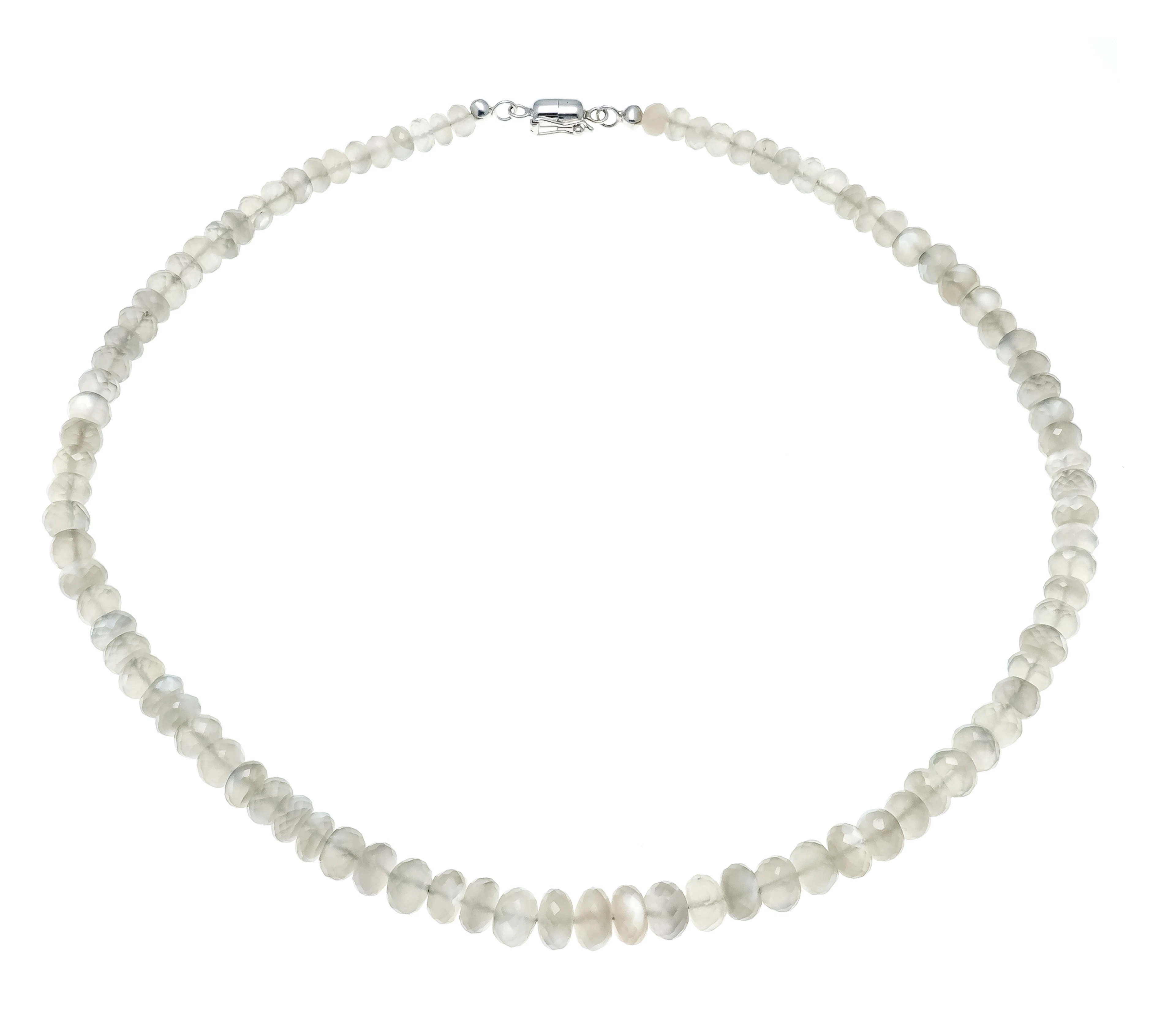 Mondstein-Collier mit Magnetschli
