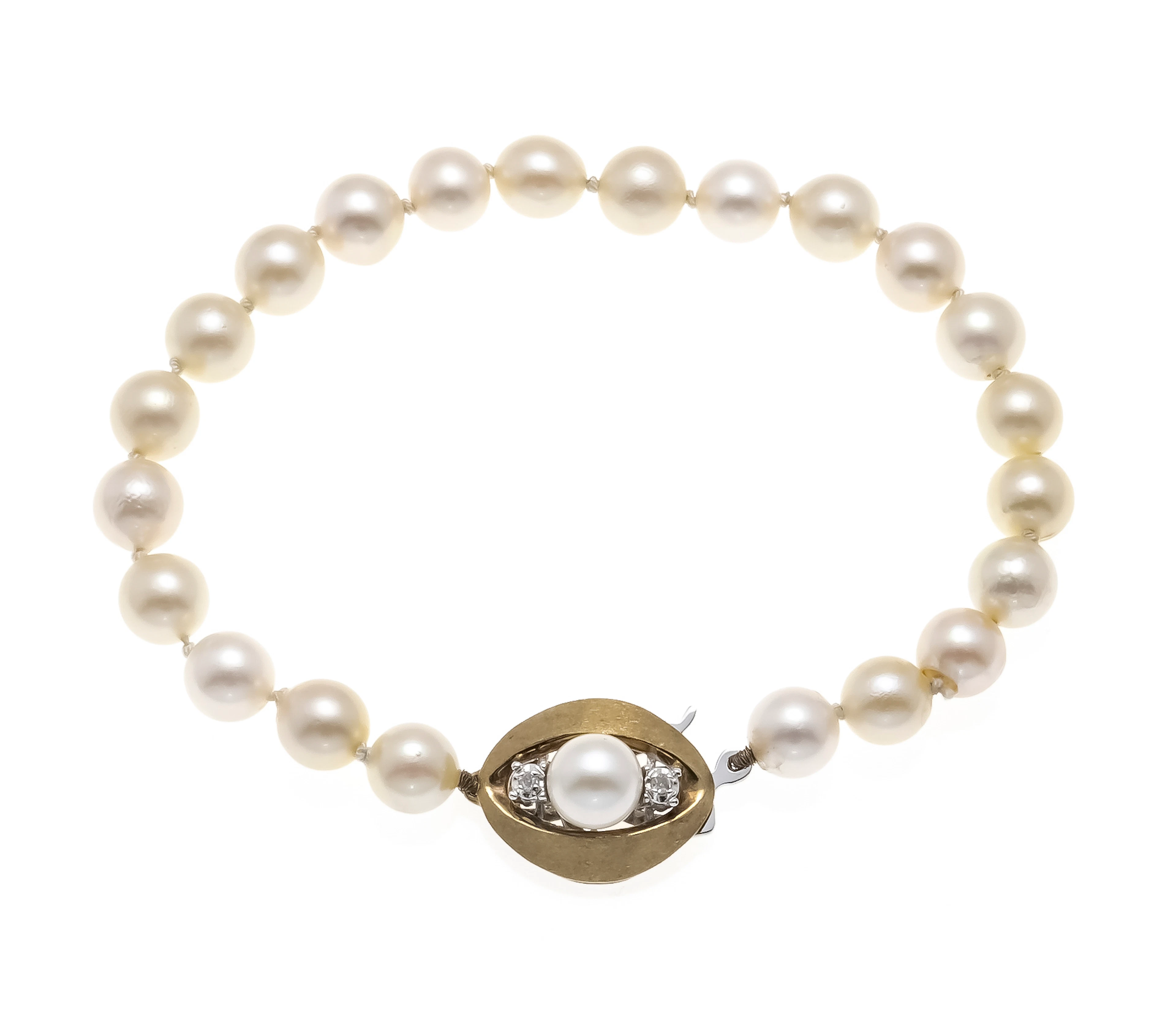 Akoya-Armband mit Steckschließe G