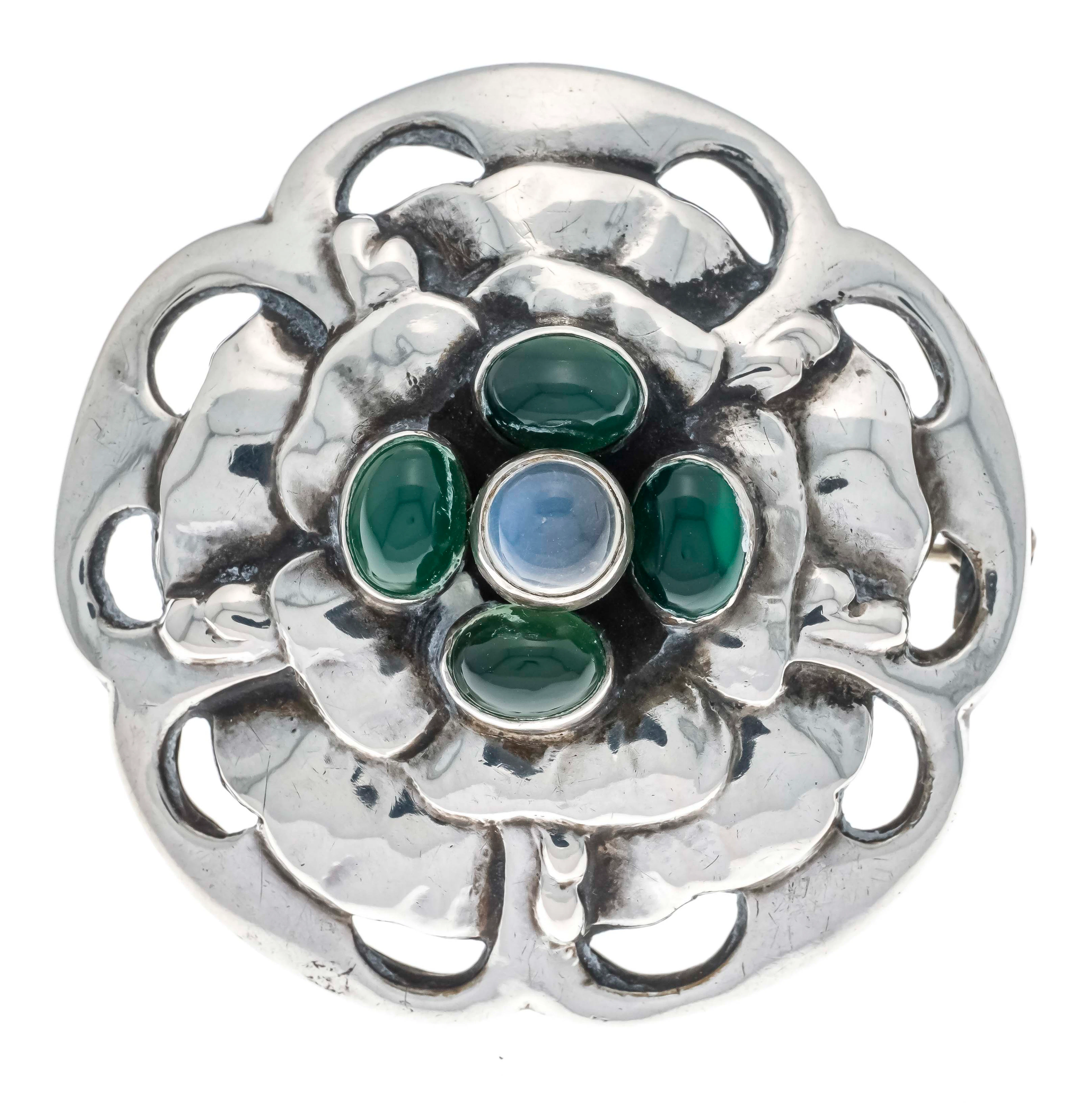 Jugendstil-Brosche Georg Jensen 1