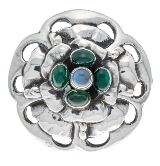 Jugendstil-Brosche Georg Jensen 1