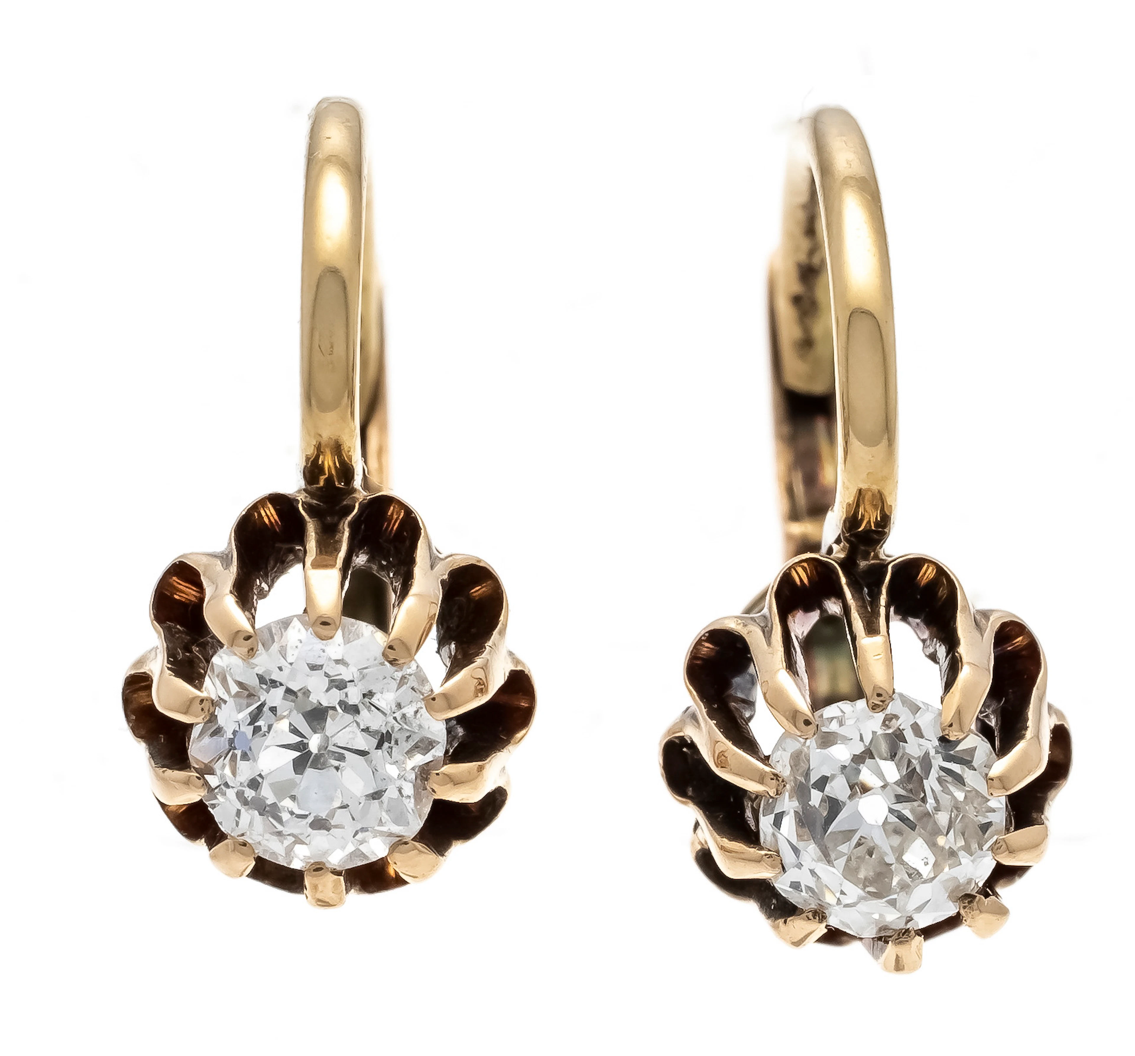 Altschliff-Diamant-Ohrringe RG 585