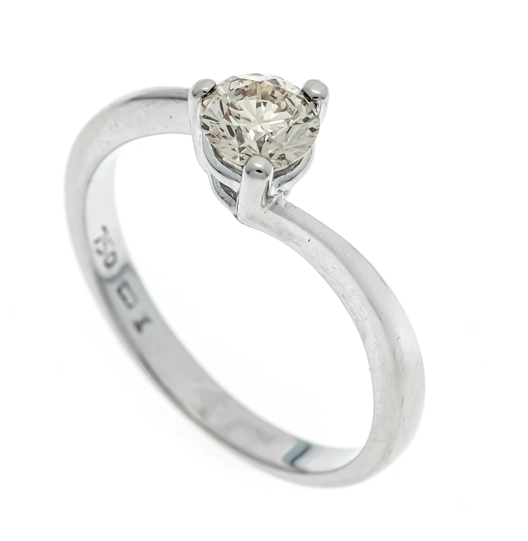 Solitär Brillant-Ring WG 750/000