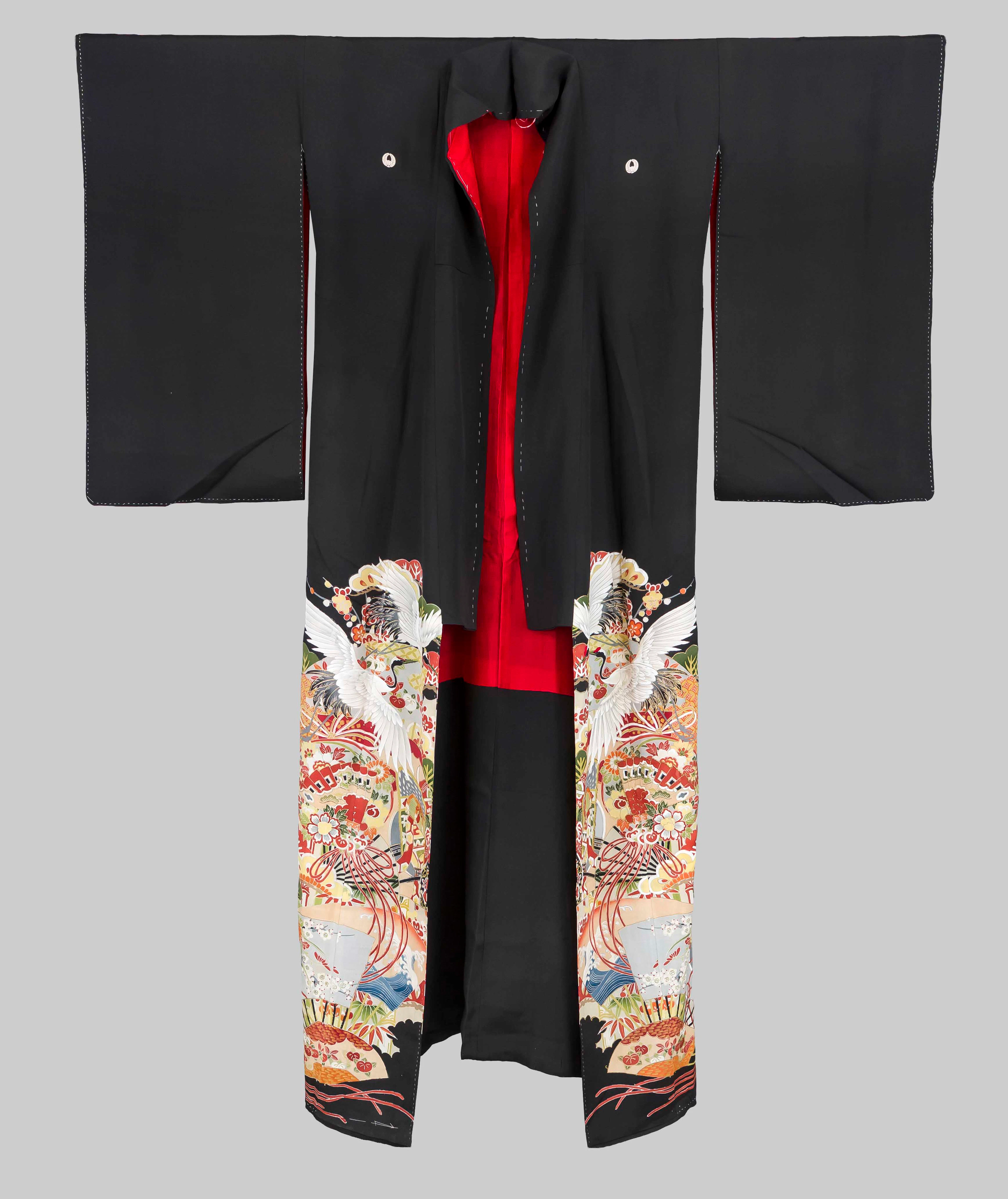 Tomesode Kimono, Japan (Taisho-Pe