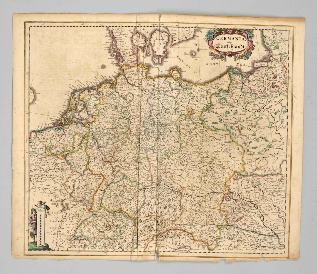 Historische Karte von Deutschland