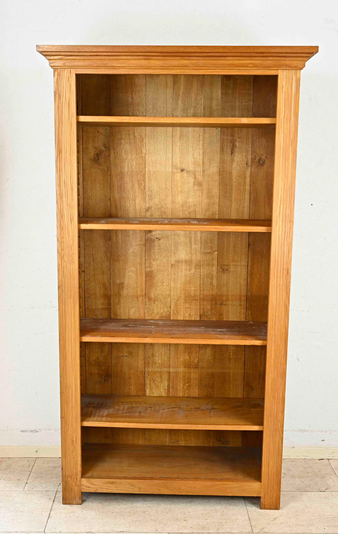 Bücherregal, Ende 20 Jh., Eiche m