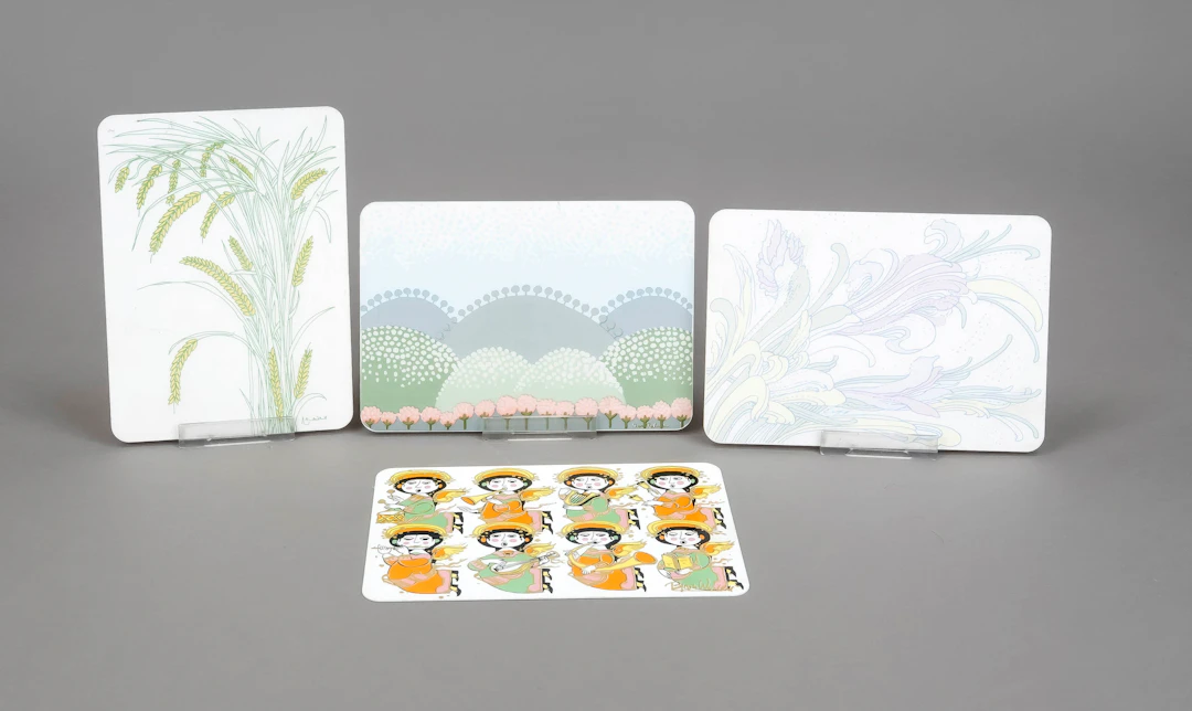 4 Postkarten, Rosenthal, studio-l