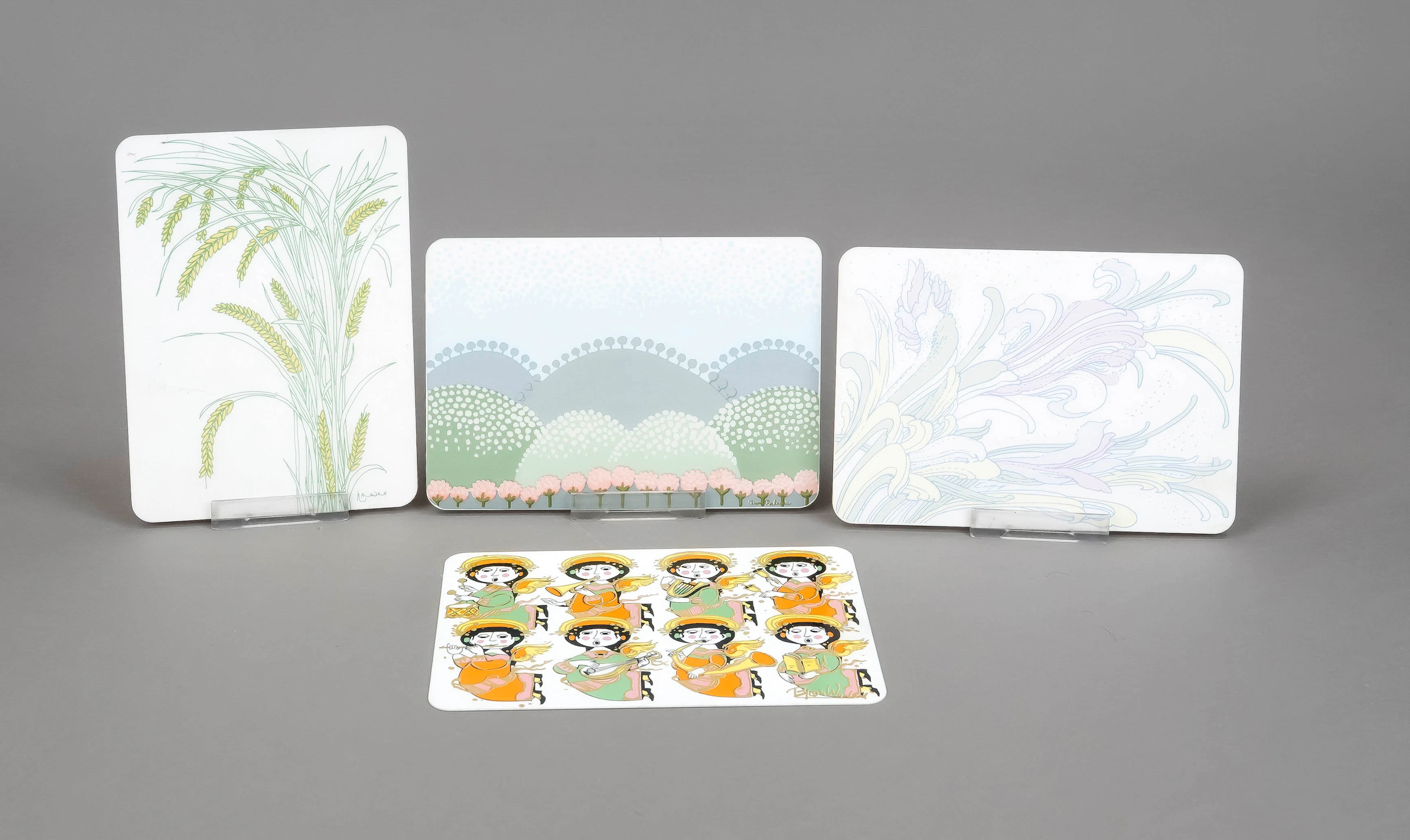 4 Postkarten, Rosenthal, studio-l