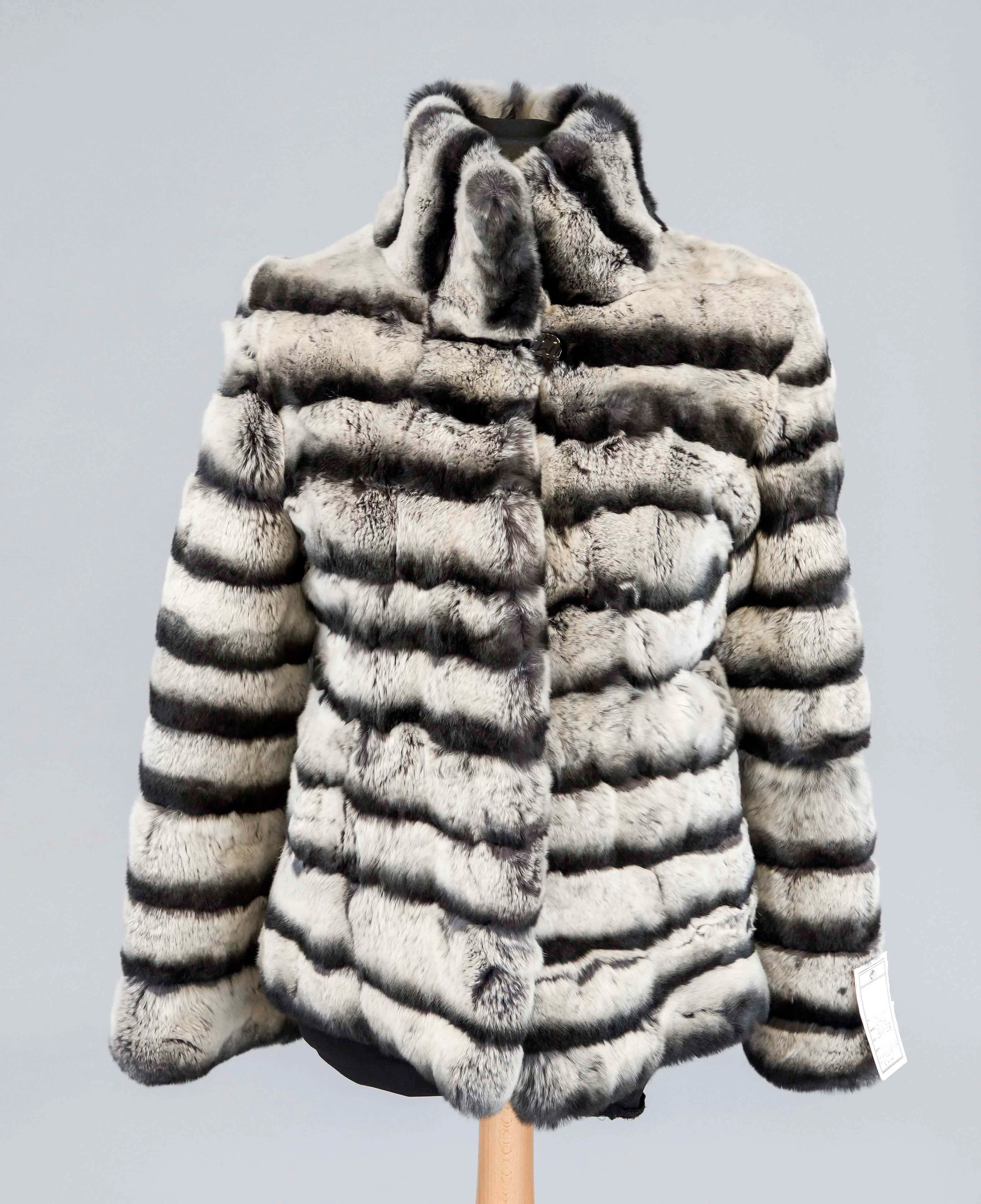 Kurze Vintage Pelzjacke, superwei