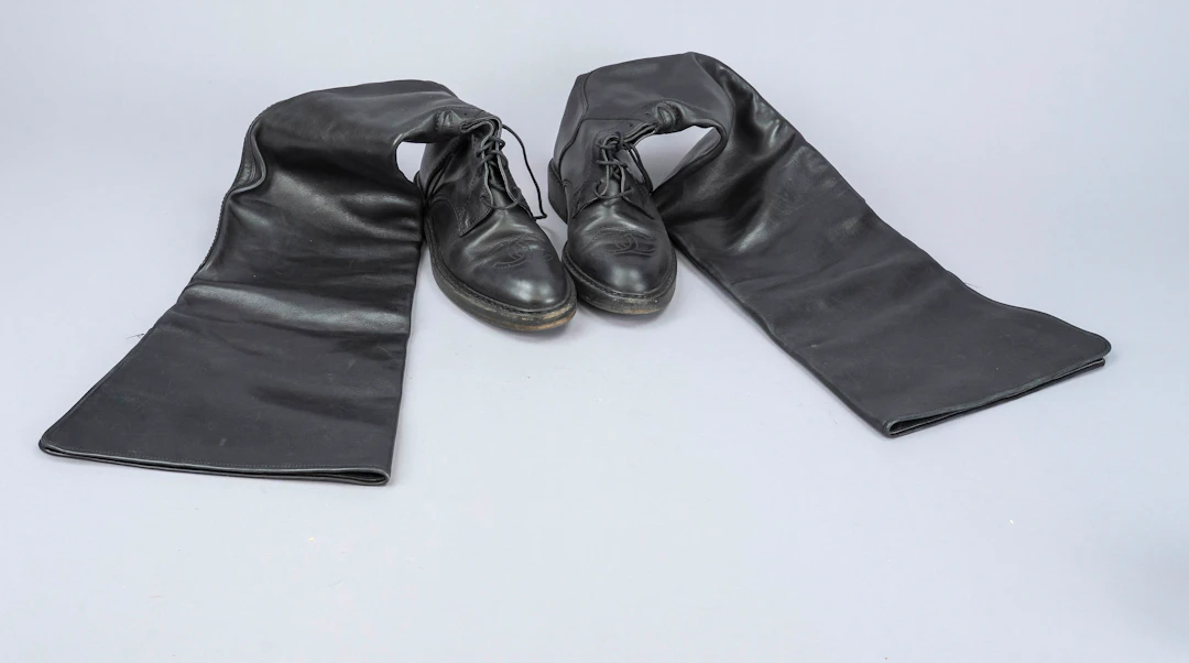 Chanel, Vintage Overknee Stiefel