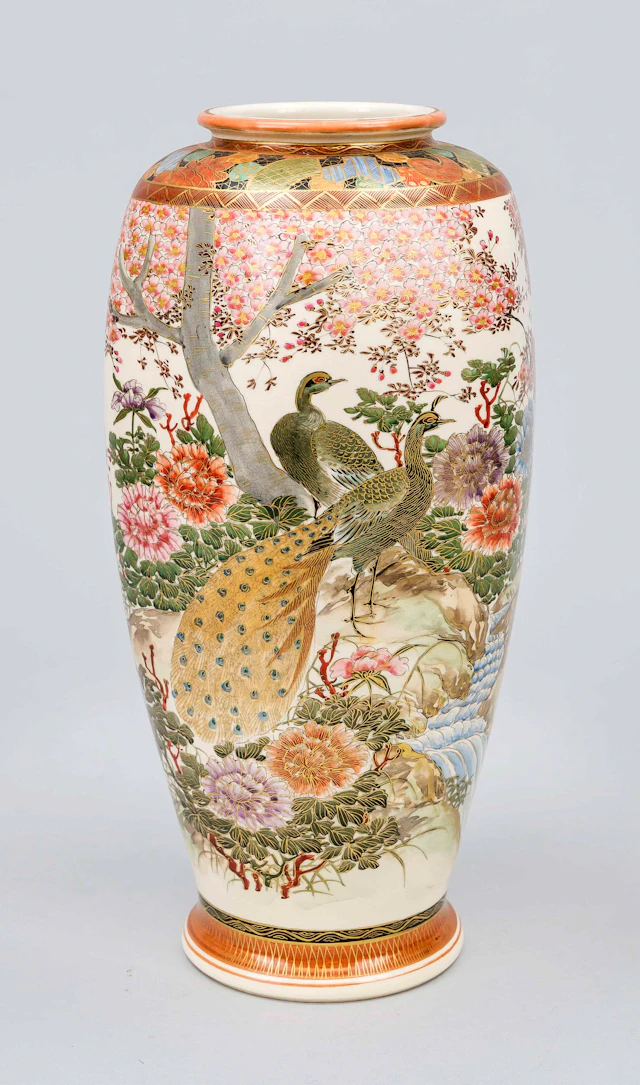 Satsuma Vase, Japan, 1. H. 20. Jh
